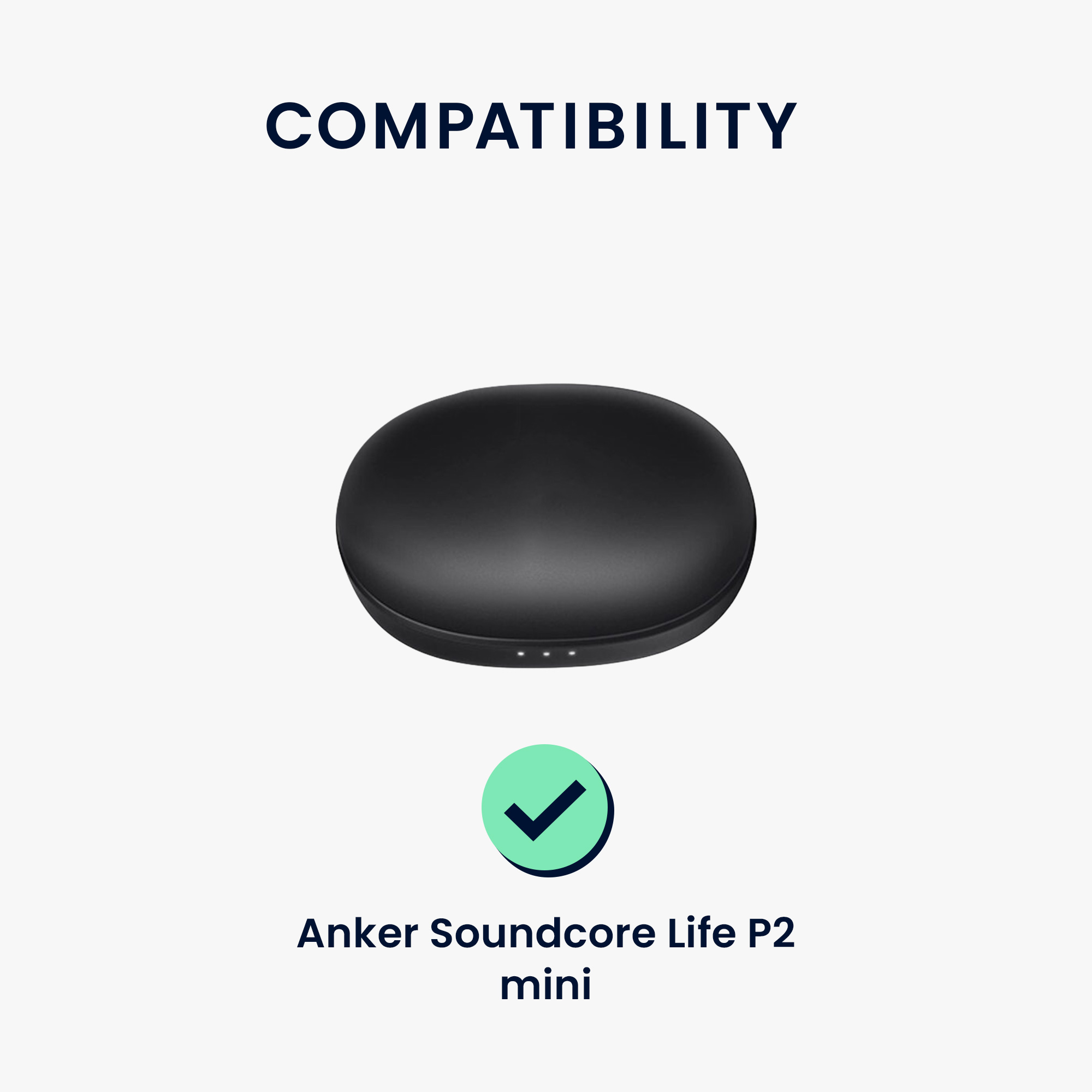 Obal pro Anker Soundcore Life P2 mini kwmobile s karabinou silikonové - oranžová