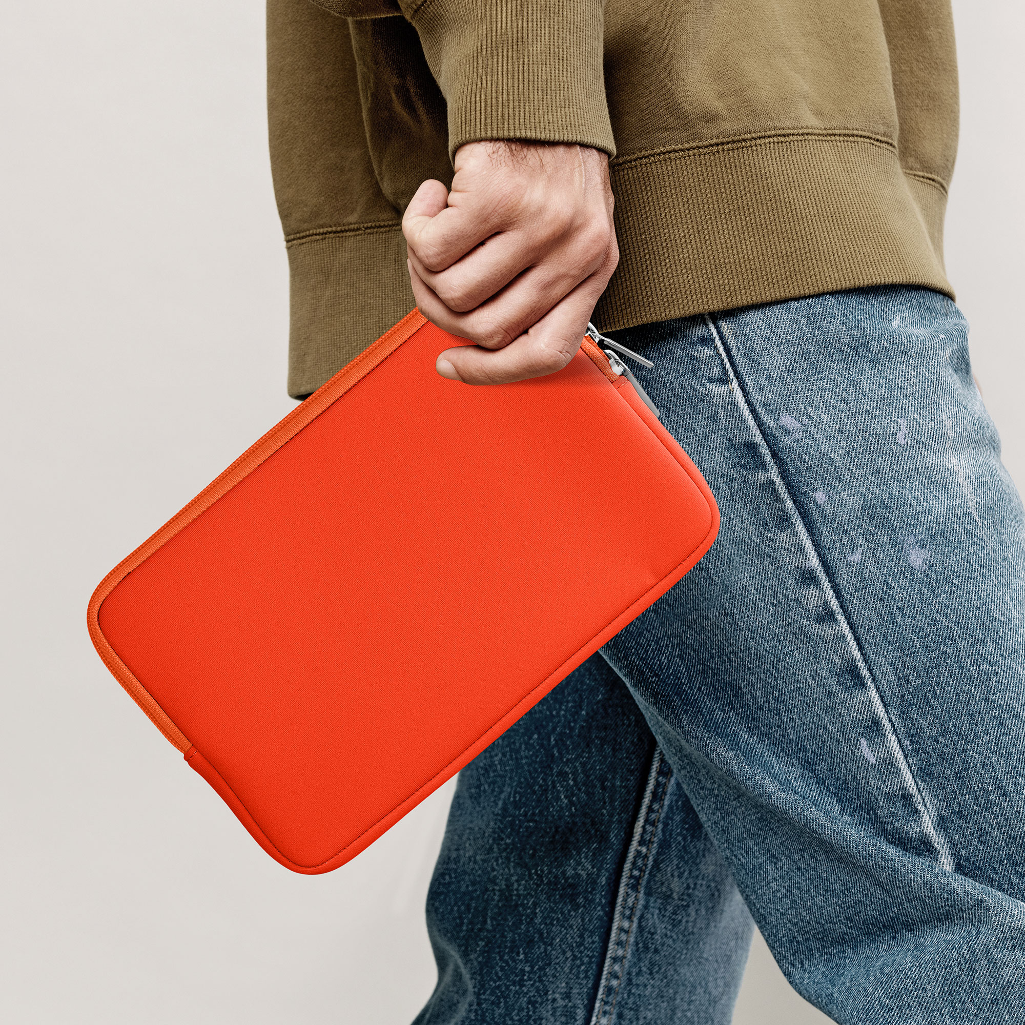 Neoprenové pouzdro tablet kwmobile 8"-8,4"" oranžová