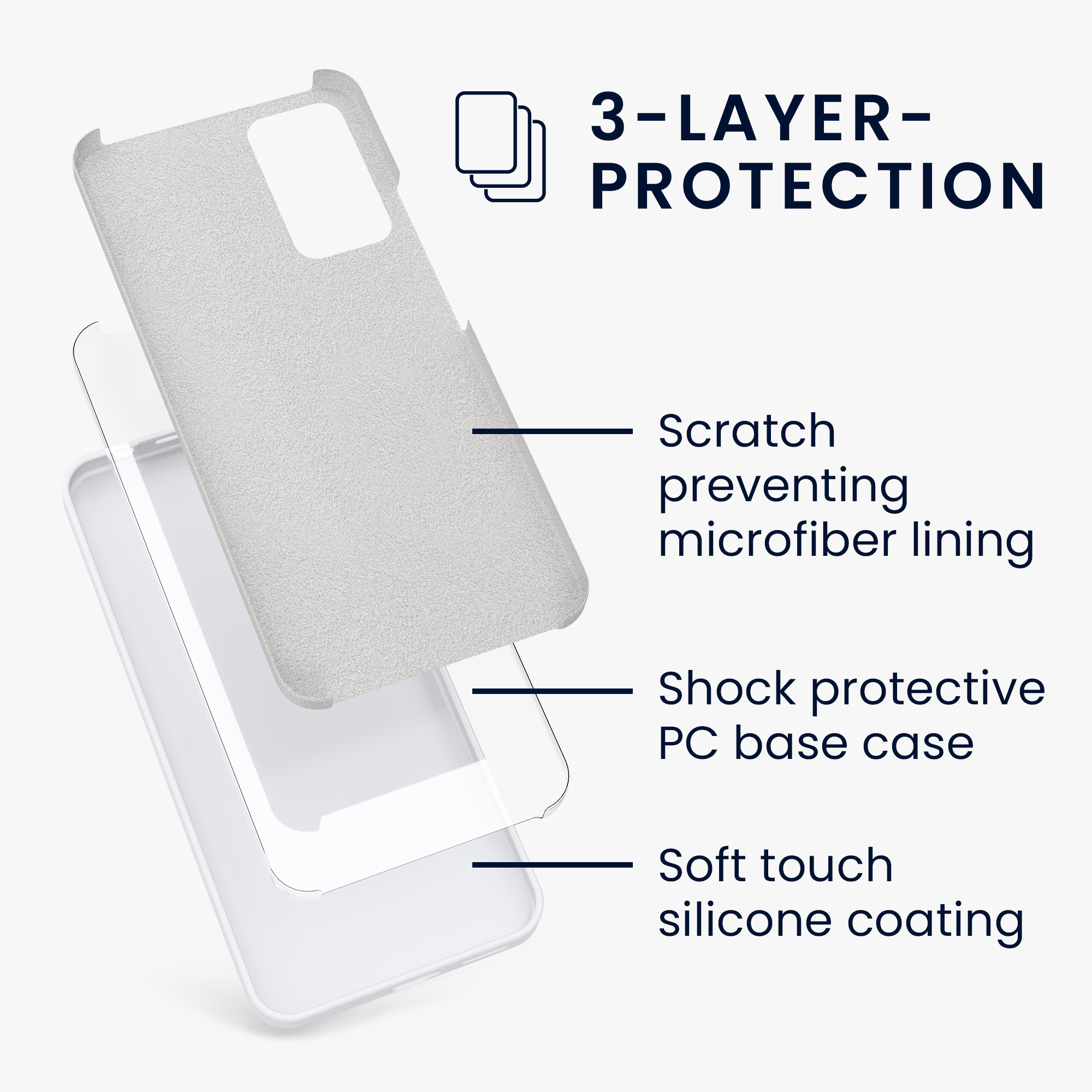 Kryt Xiaomi Redmi Note 11 Pro silikonový TPU bílá kwmobile