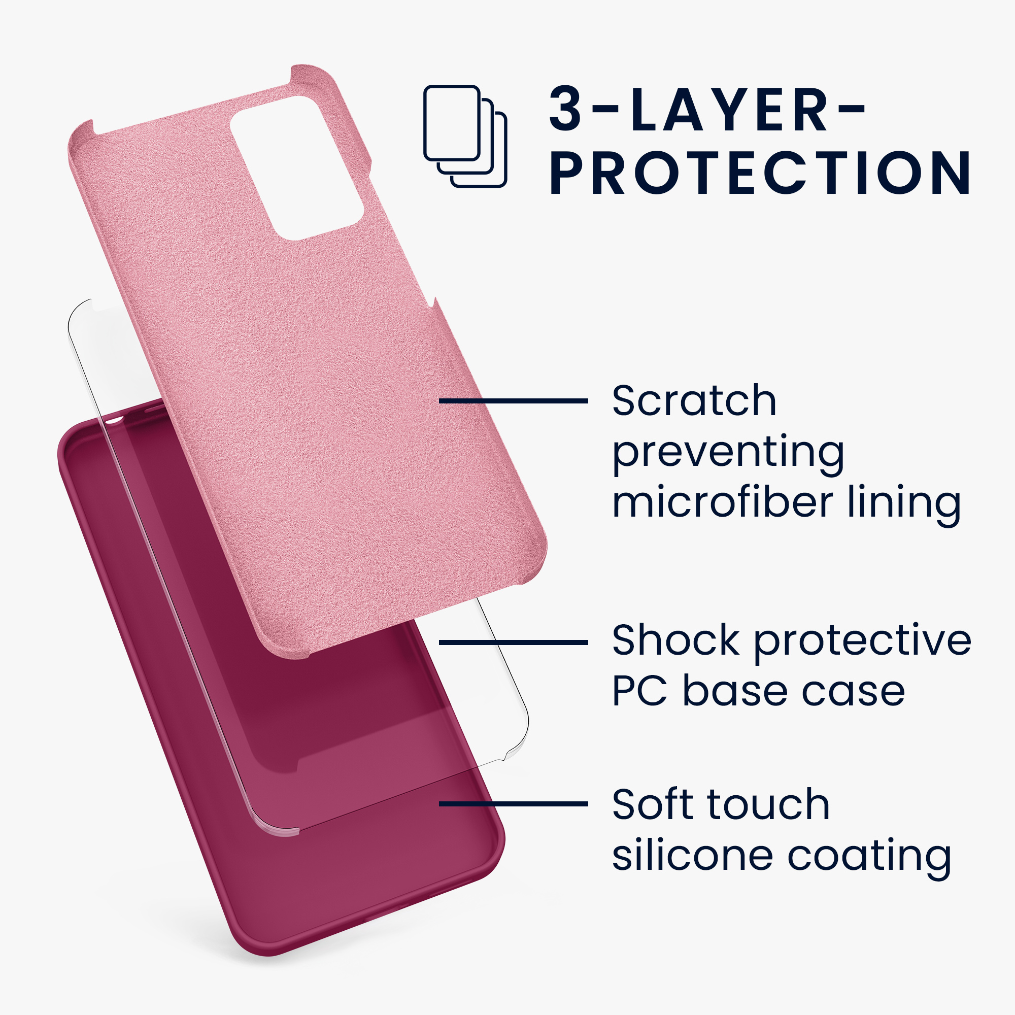 Kryt Xiaomi Redmi Note 11 Pro silikonový TPU červená kwmobile