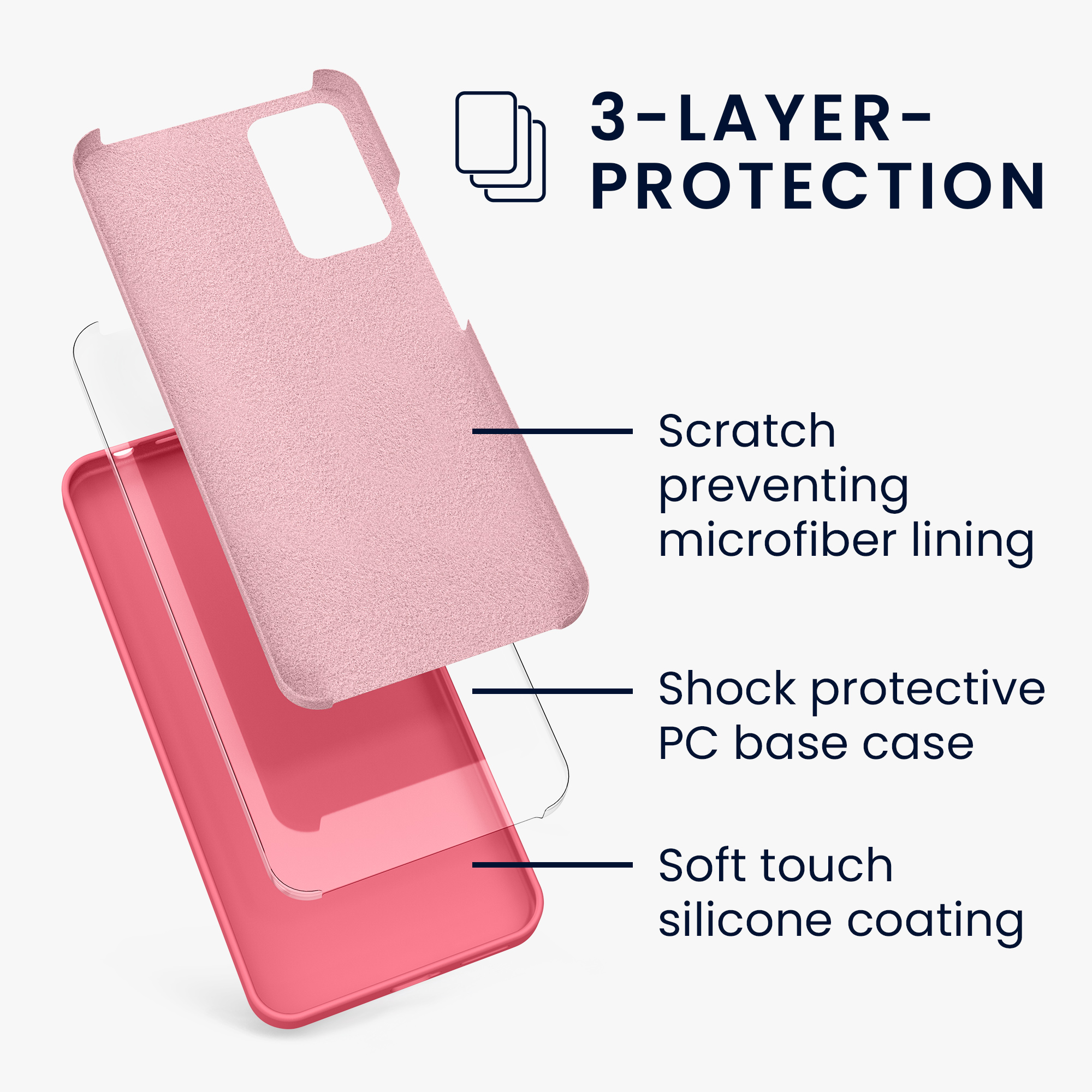Kryt Xiaomi Redmi Note 11 Pro silikonový TPU korálová kwmobile
