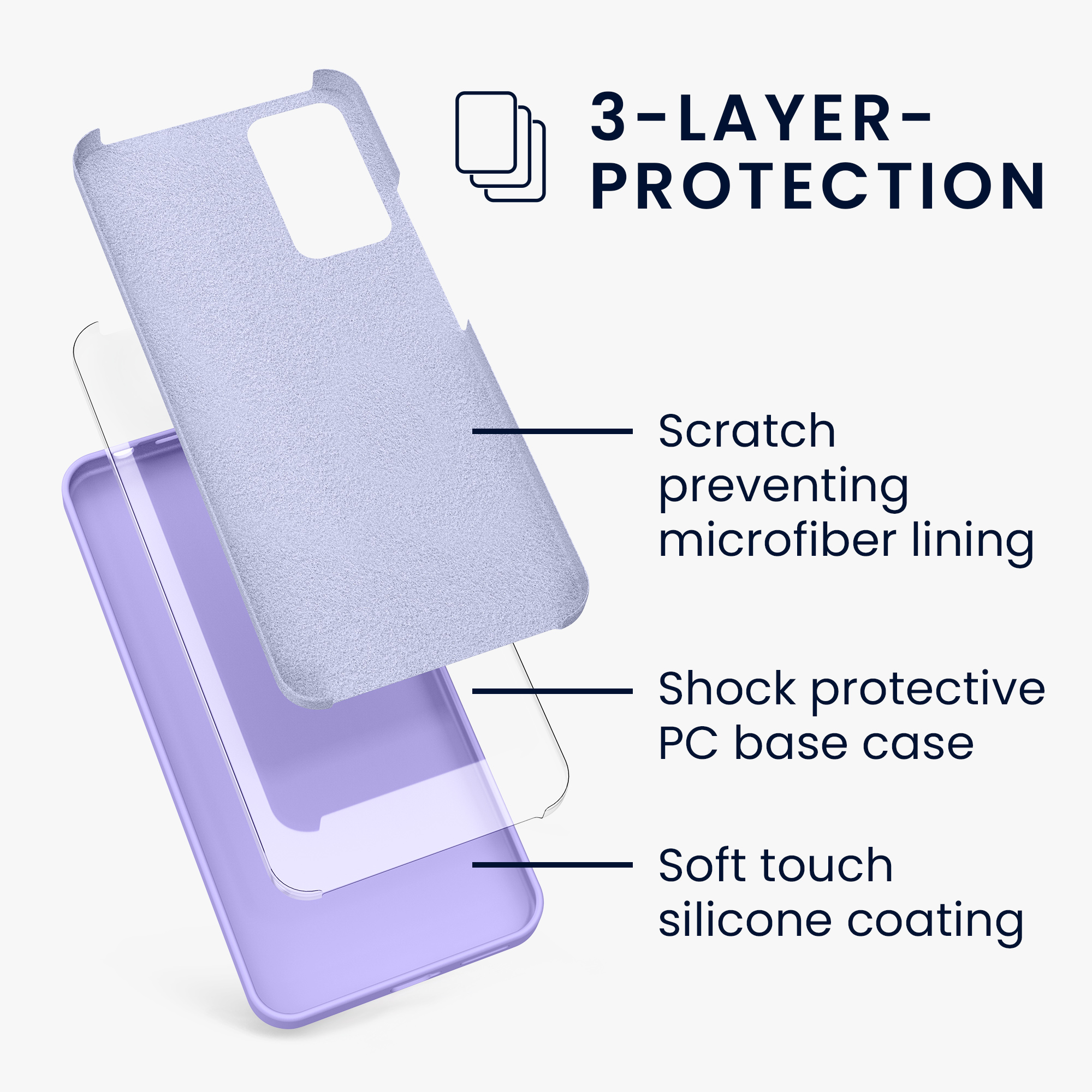 Kryt Xiaomi Redmi Note 11 Pro silikonový TPU levandulová kwmobile