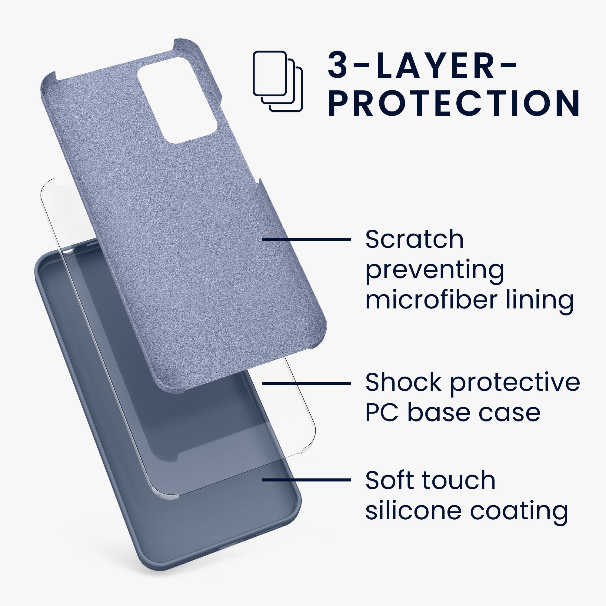 Kryt Xiaomi Redmi Note 11 Pro silikonový TPU modrá kwmobile