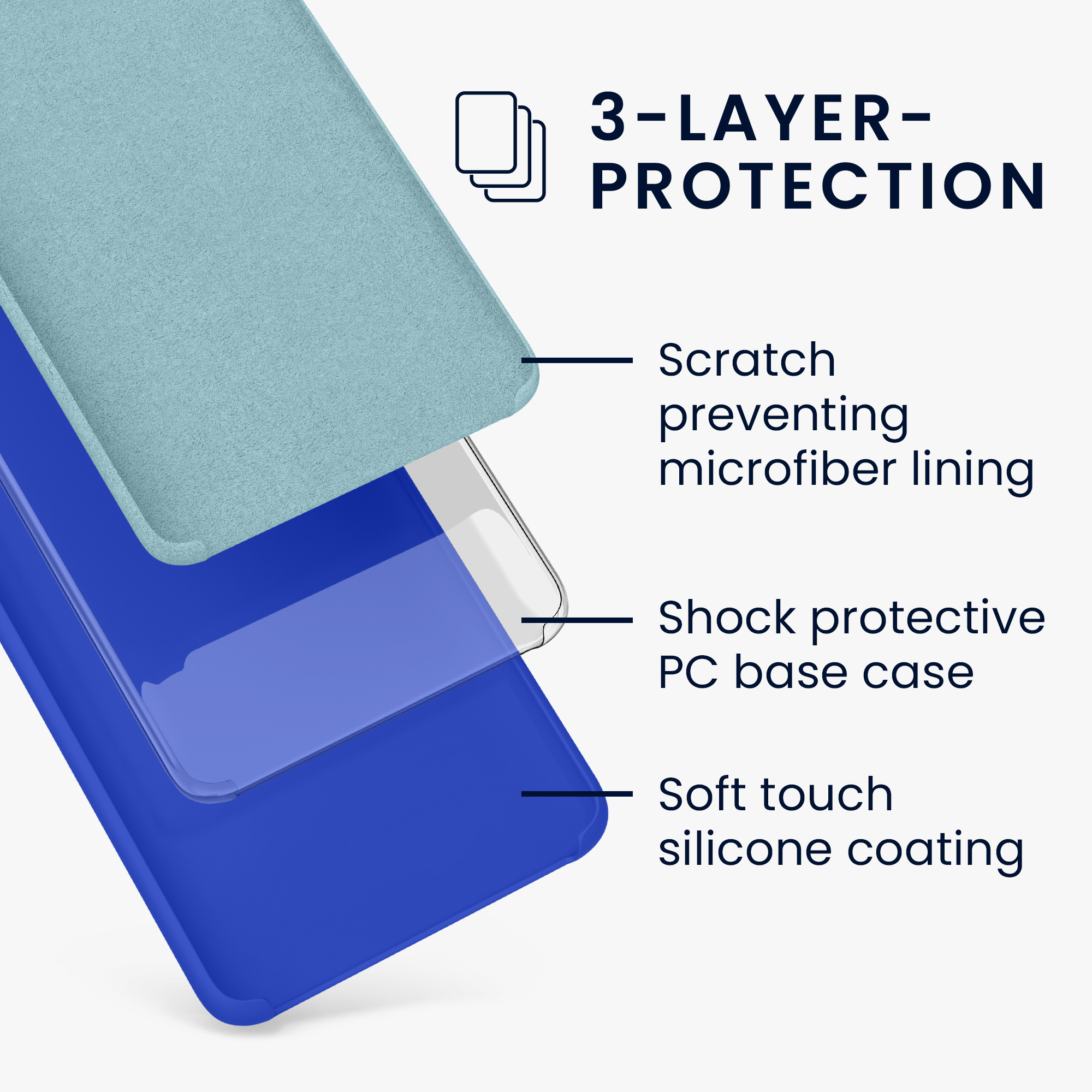 Kryt Xiaomi Redmi Note 11 Pro silikonový TPU modrá kwmobile