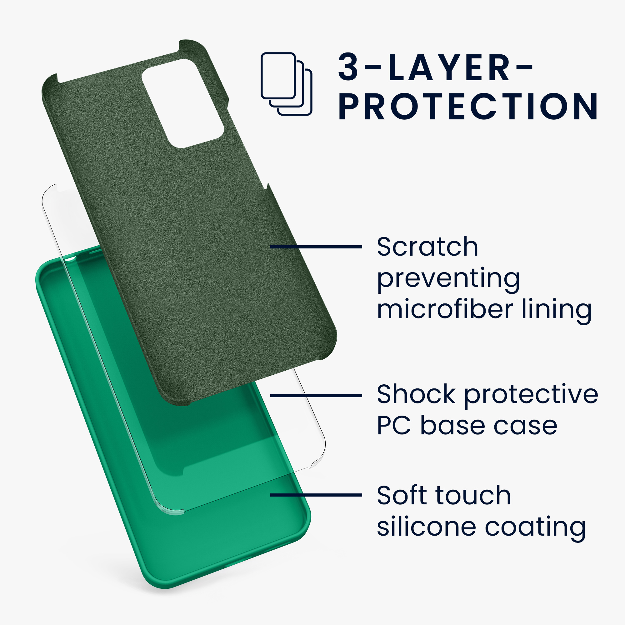 Kryt Xiaomi Redmi Note 11 Pro silikonový TPU zelená kwmobile