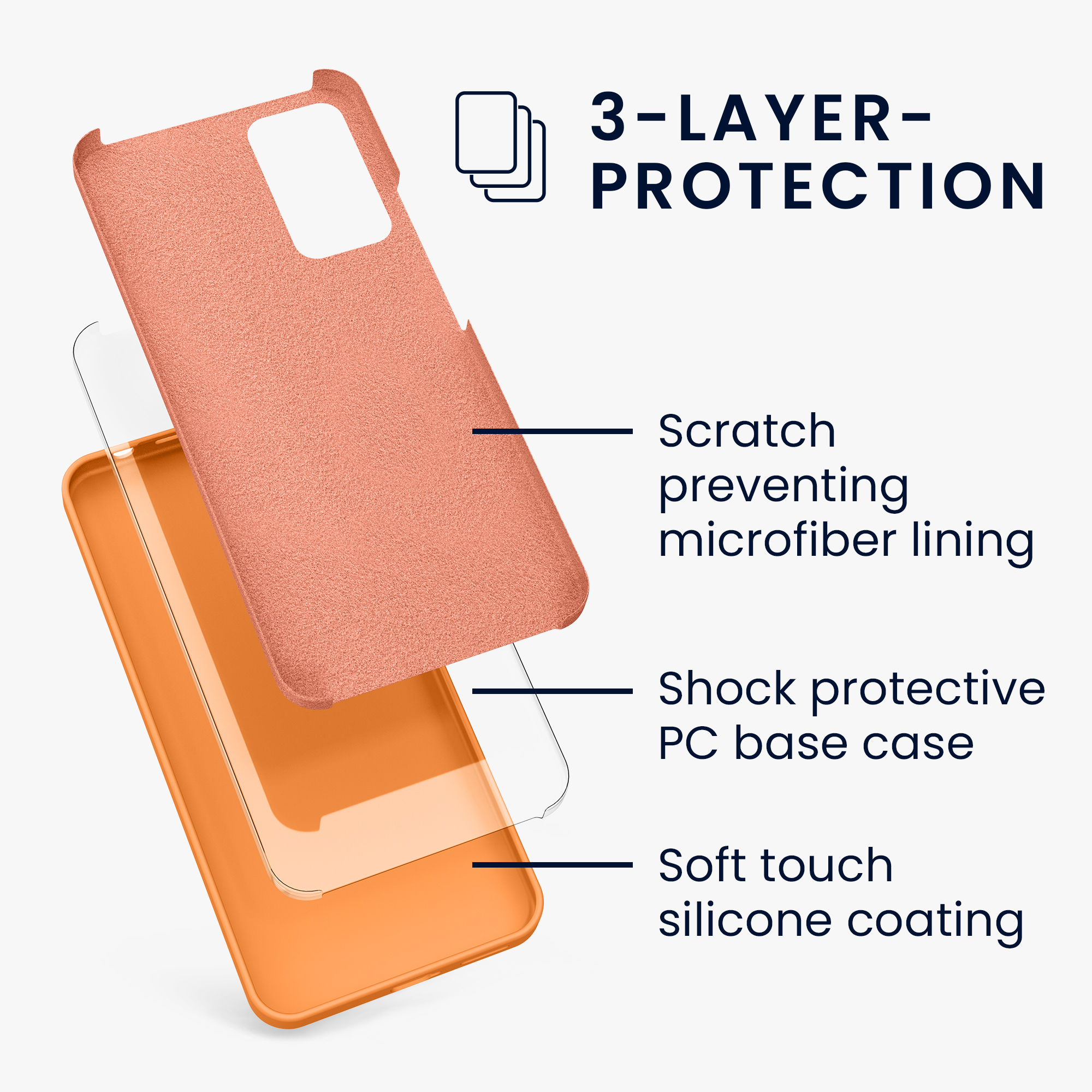 Kryt Xiaomi Redmi Note 11 Pro silikonový TPU oranžová kwmobile