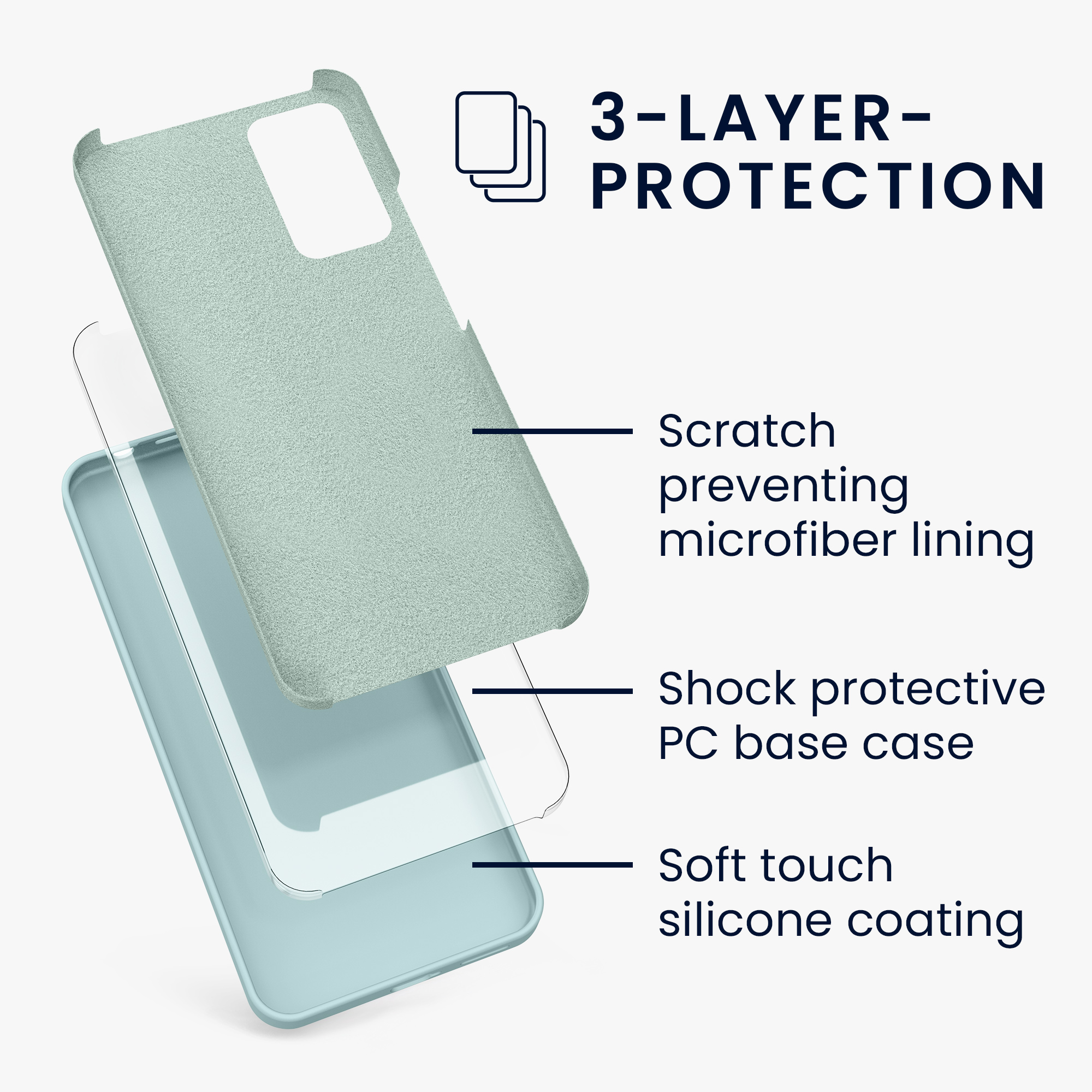 Kryt Xiaomi Redmi Note 11 Pro silikonový TPU mátová kwmobile