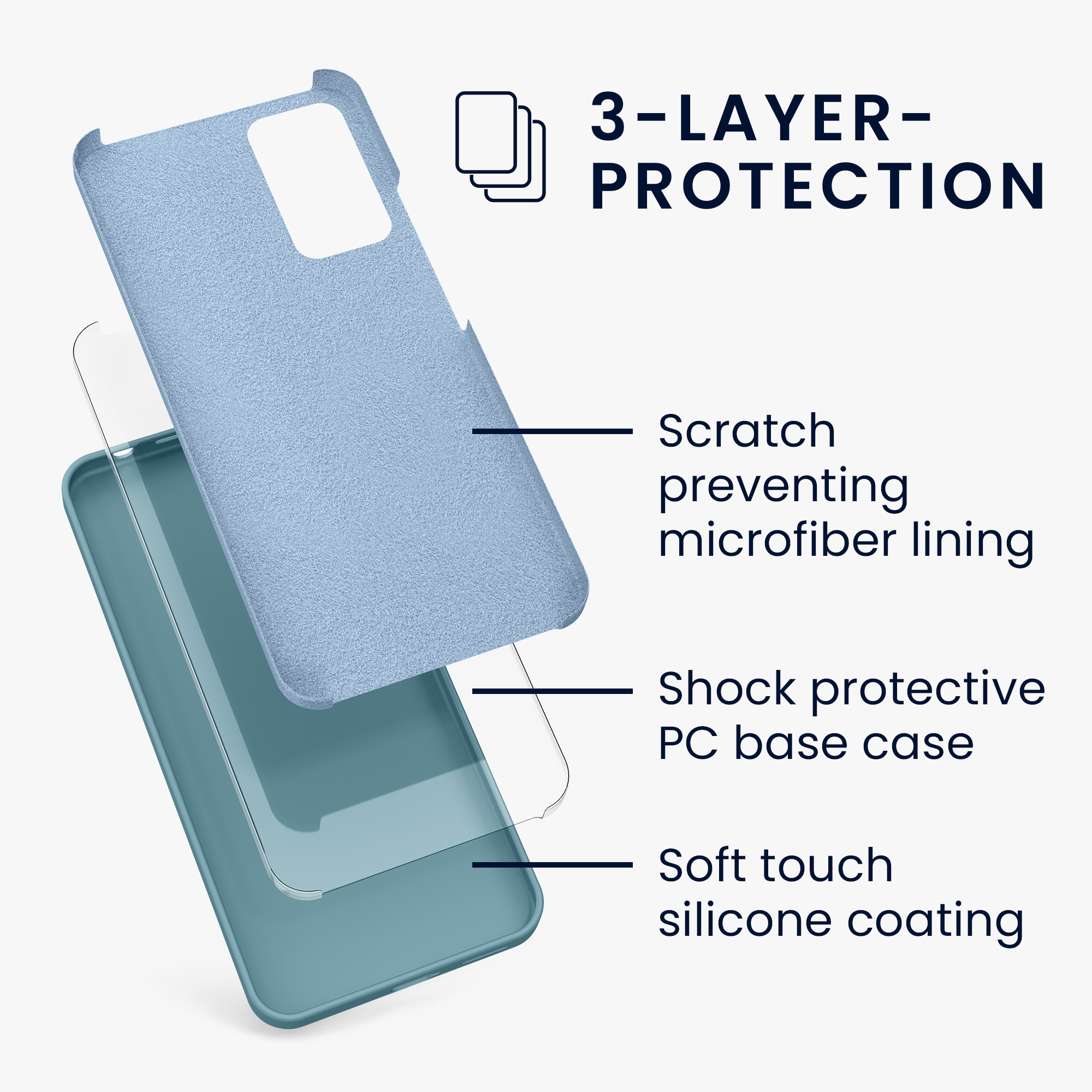 Kryt Xiaomi Redmi Note 11 Pro silikonový TPU arktická noc kwmobile