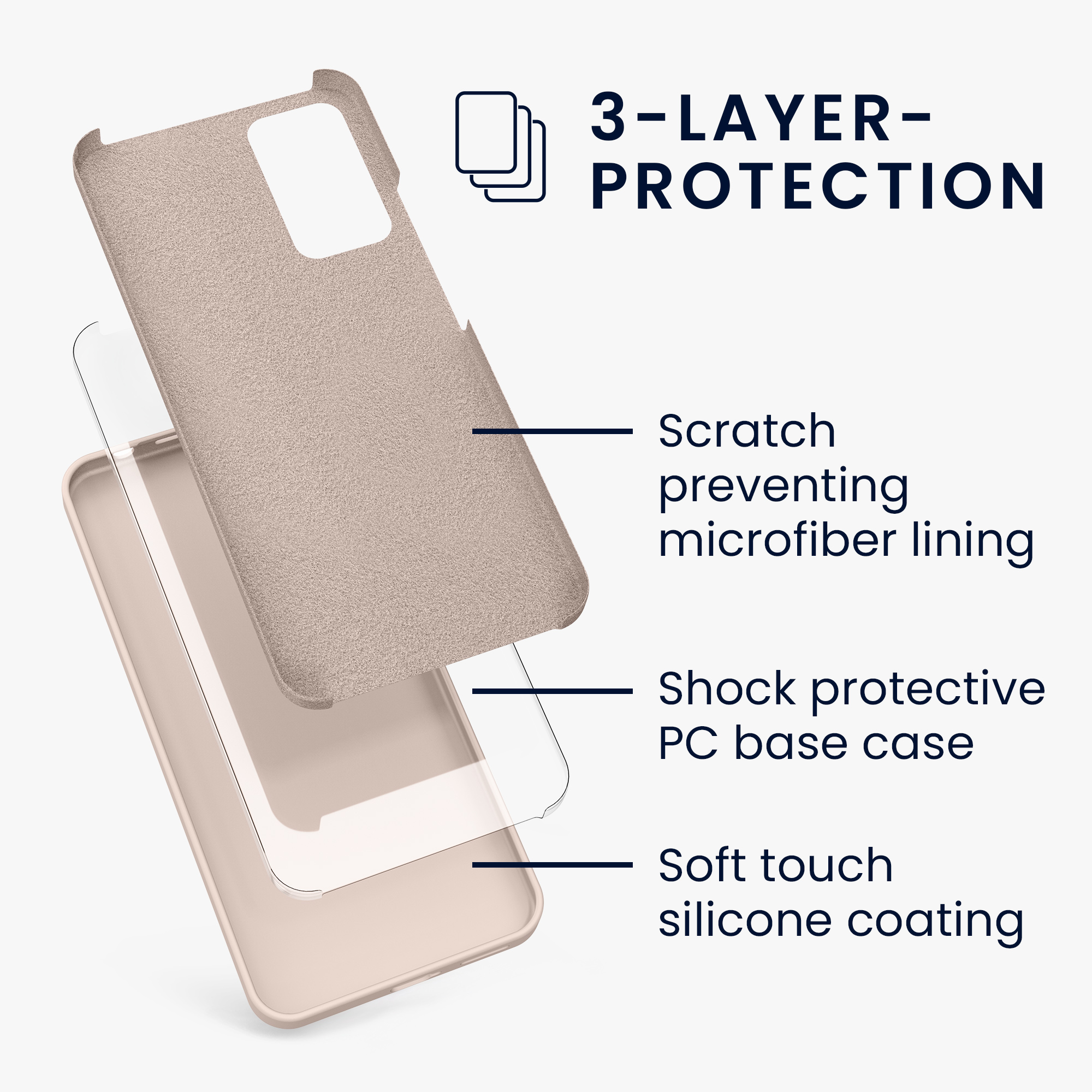 Kryt Xiaomi Redmi Note 11 Pro silikonový TPU kokosová - vícebarevná kwmobile