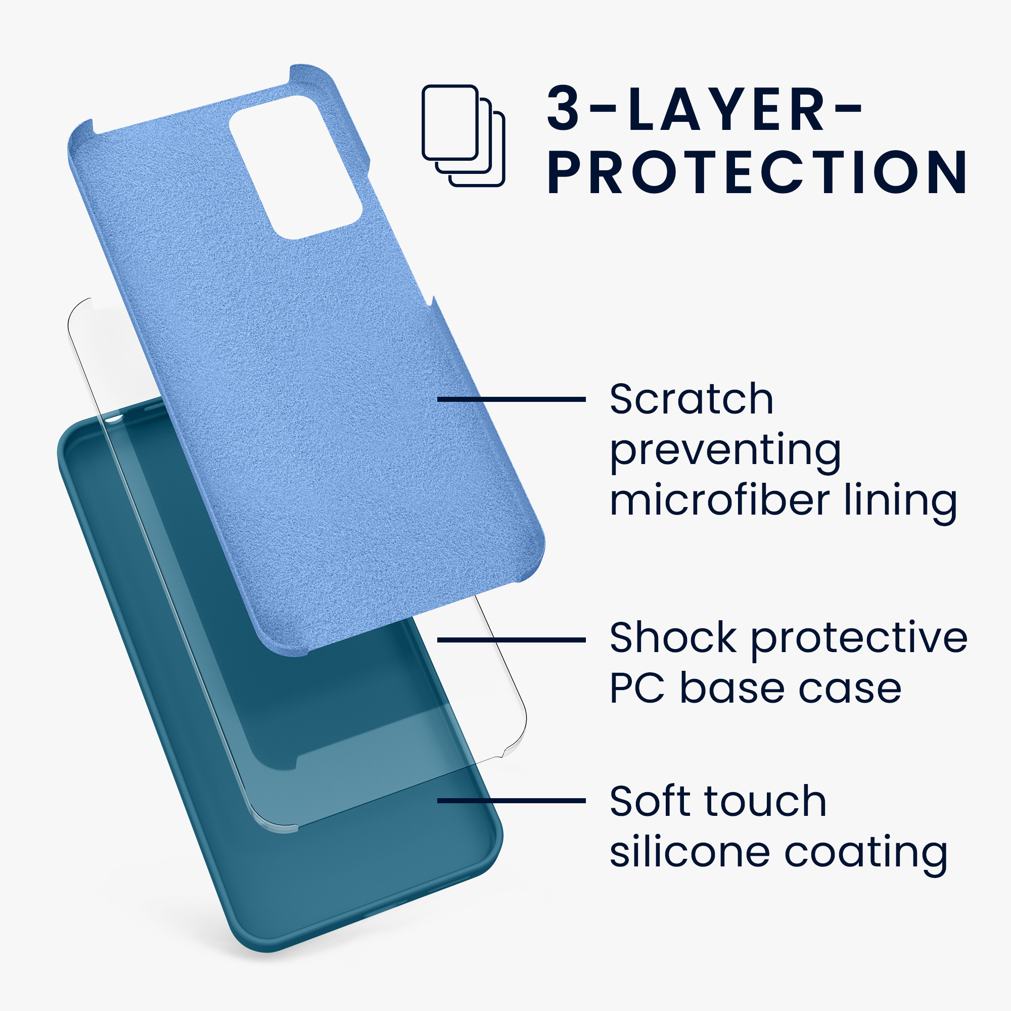Kryt Xiaomi Redmi Note 11 Pro silikonový TPU modrozelená matná kwmobile