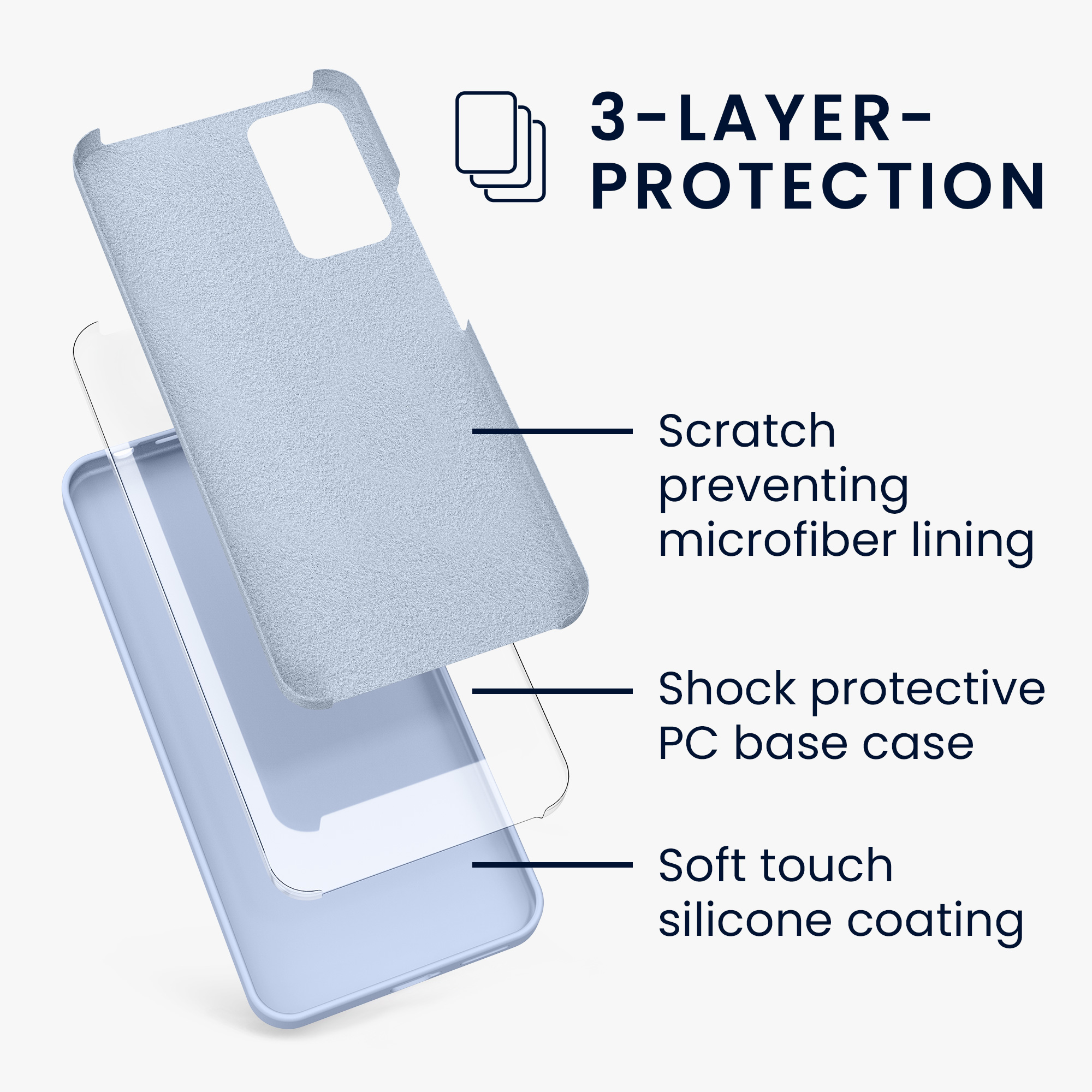 Kryt Xiaomi Redmi Note 11 Pro silikonový TPU modrá kwmobile