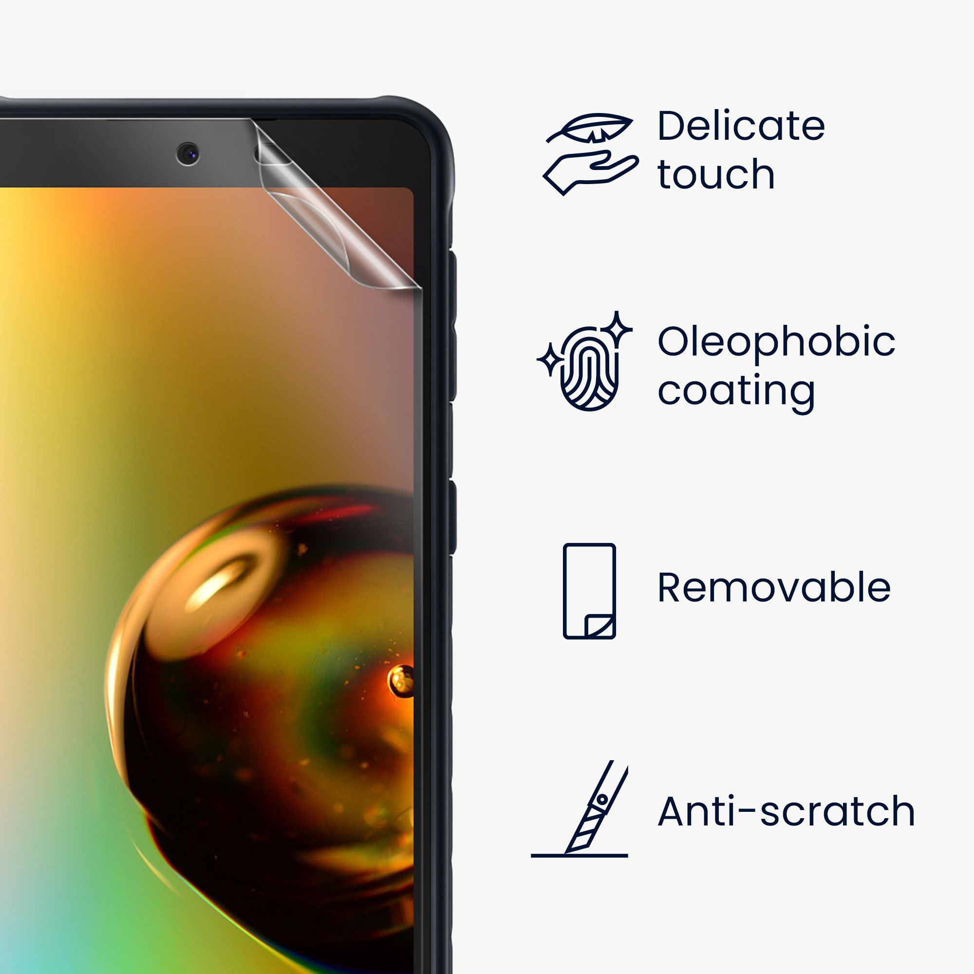 6x Ochranná fólie na mobil kwmobile pro Samsung Galaxy Xcover 5 - čirá