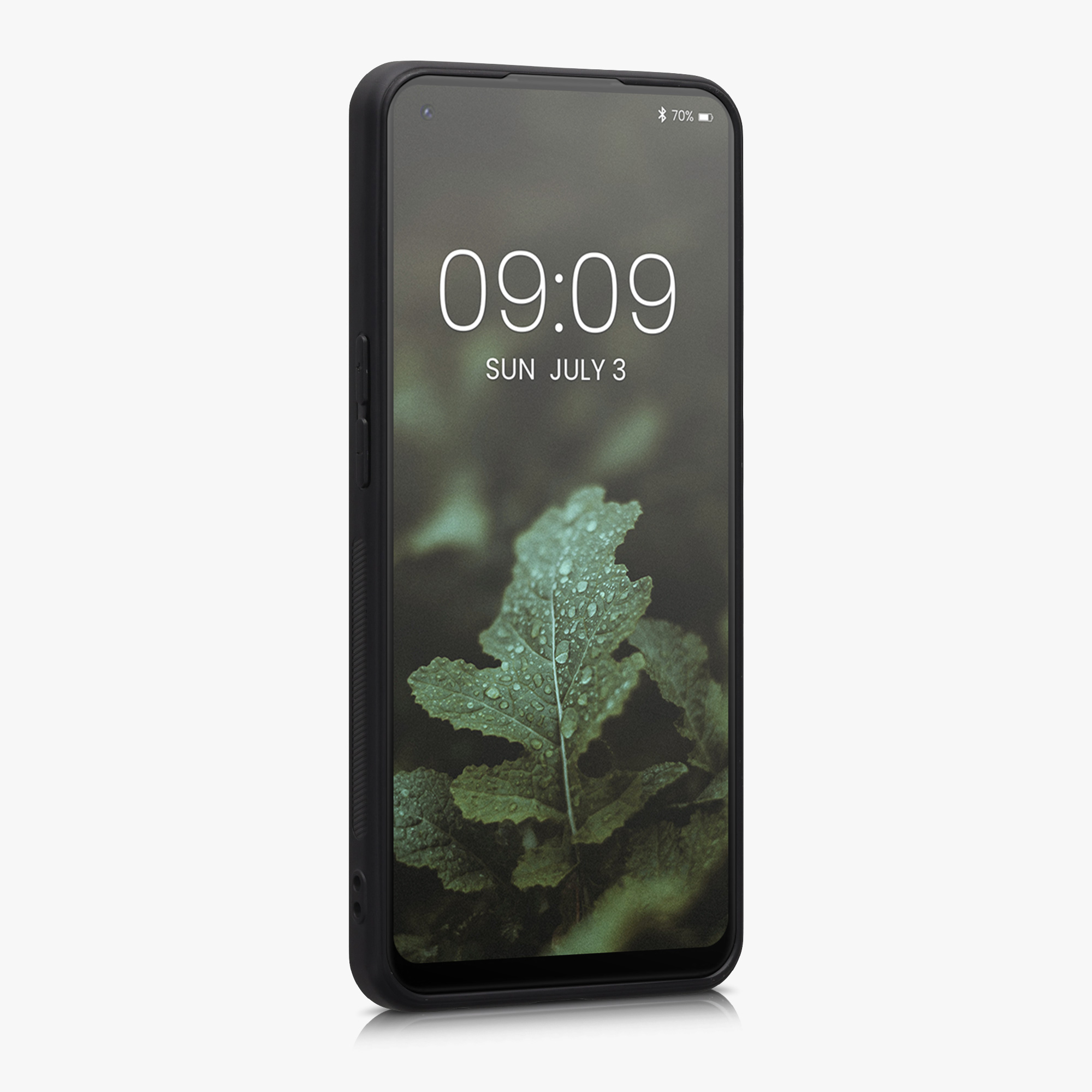 Dřevěný kryt kwmobile pro OnePlus Nord CE 2 5G, tmavě hnědá