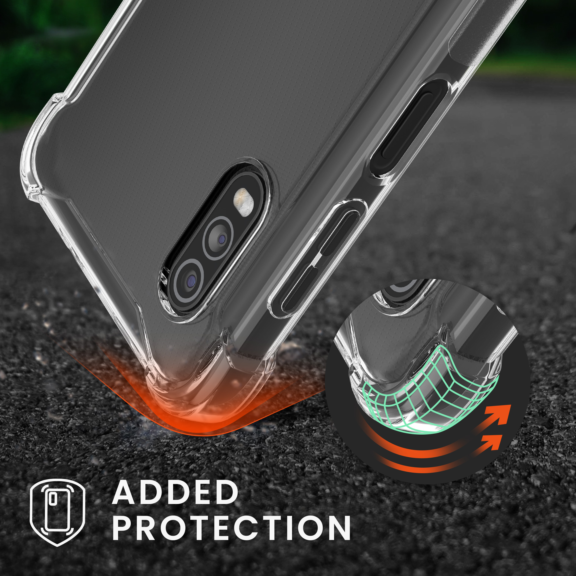 Crossbody pouzdro kwmobile pro Samsung Galaxy Xcover Pro - čirá