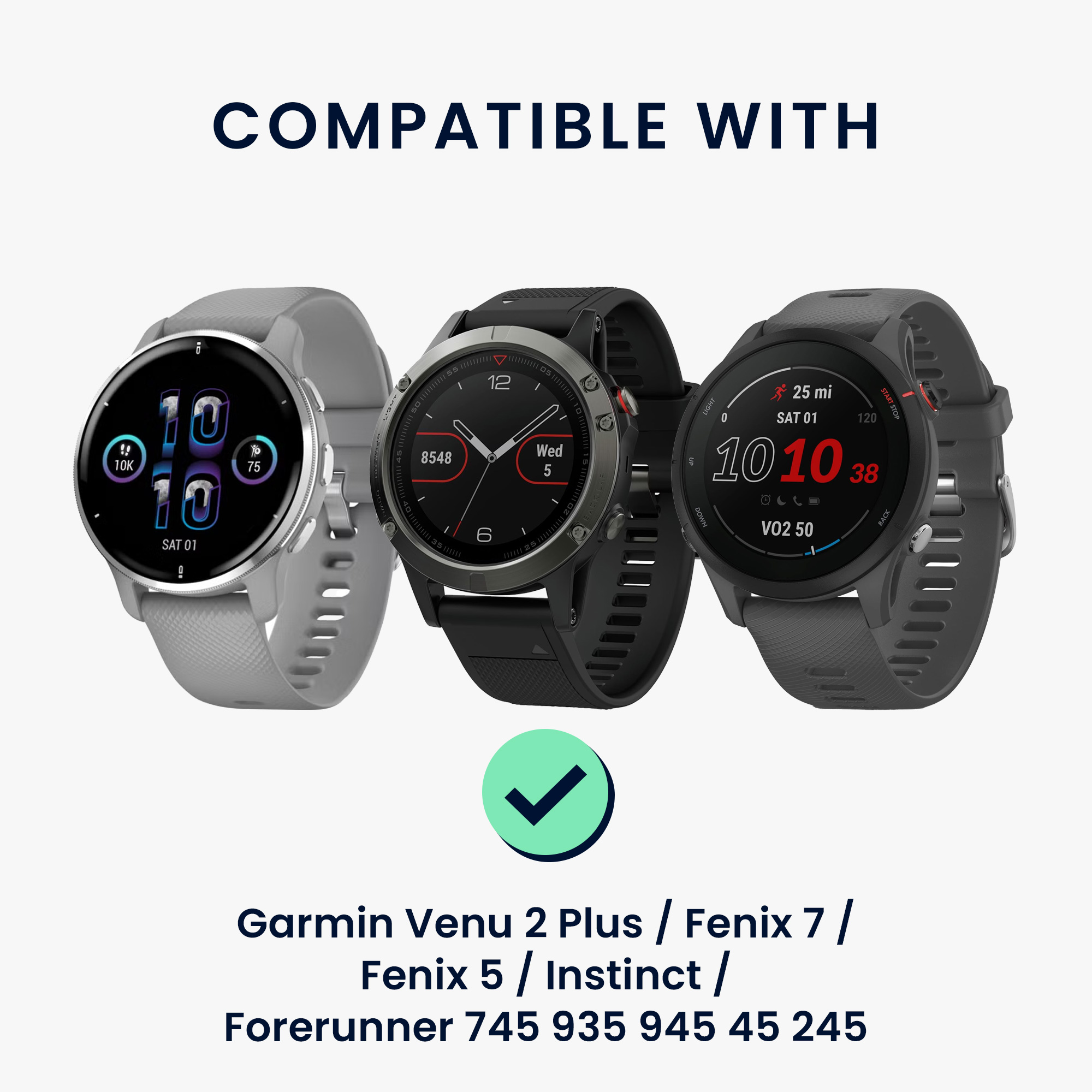 Nabíjecí kabel kwmobile pro Garmin - černá
