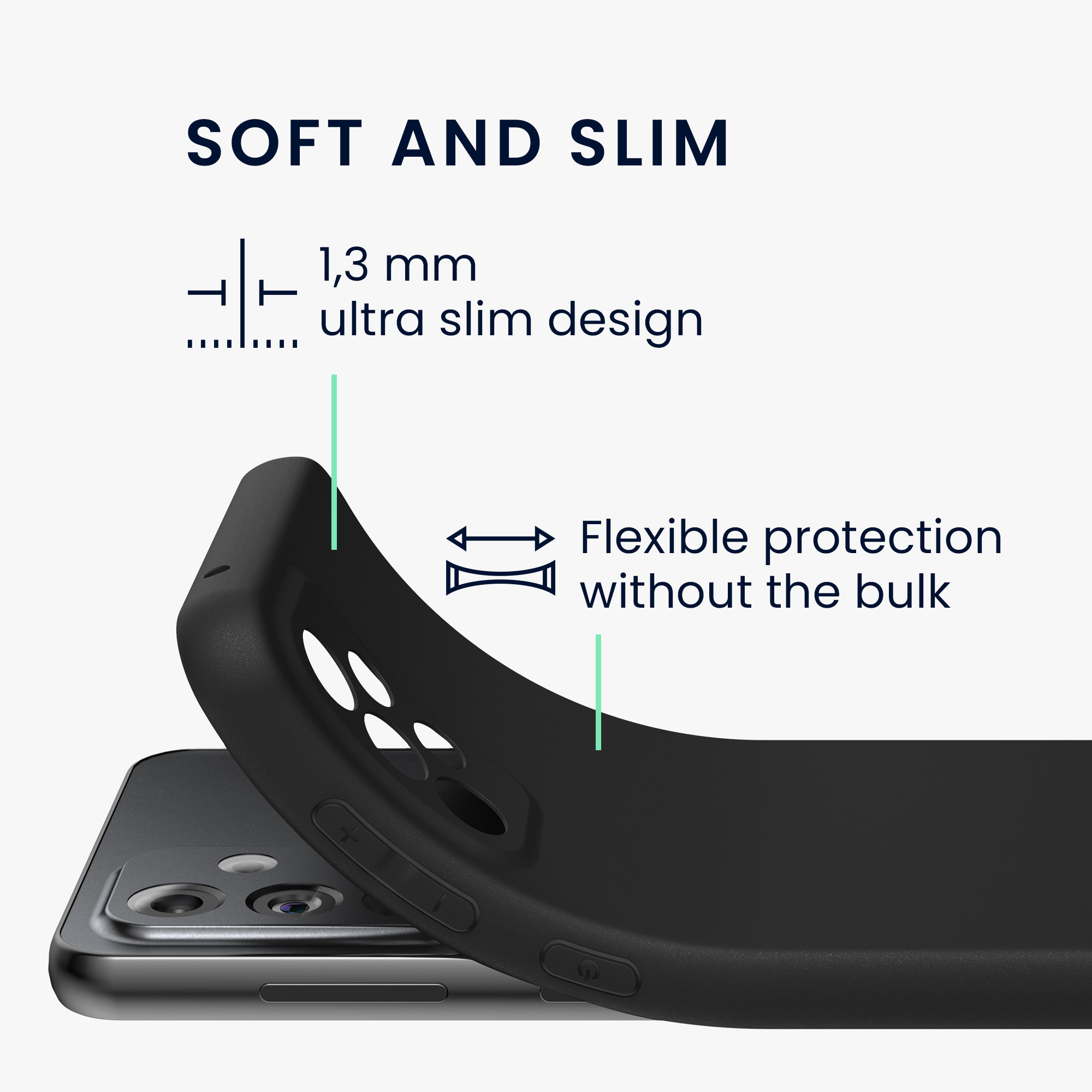 Kryt na mobil Samsung Galaxy A33 5G kwmobile TPU Černá