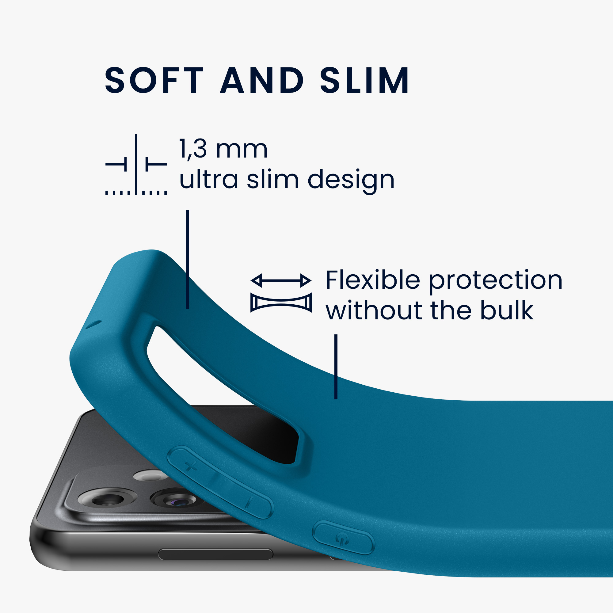 Kryt na mobil Samsung Galaxy A33 5G kwmobile TPU Karibská modrá