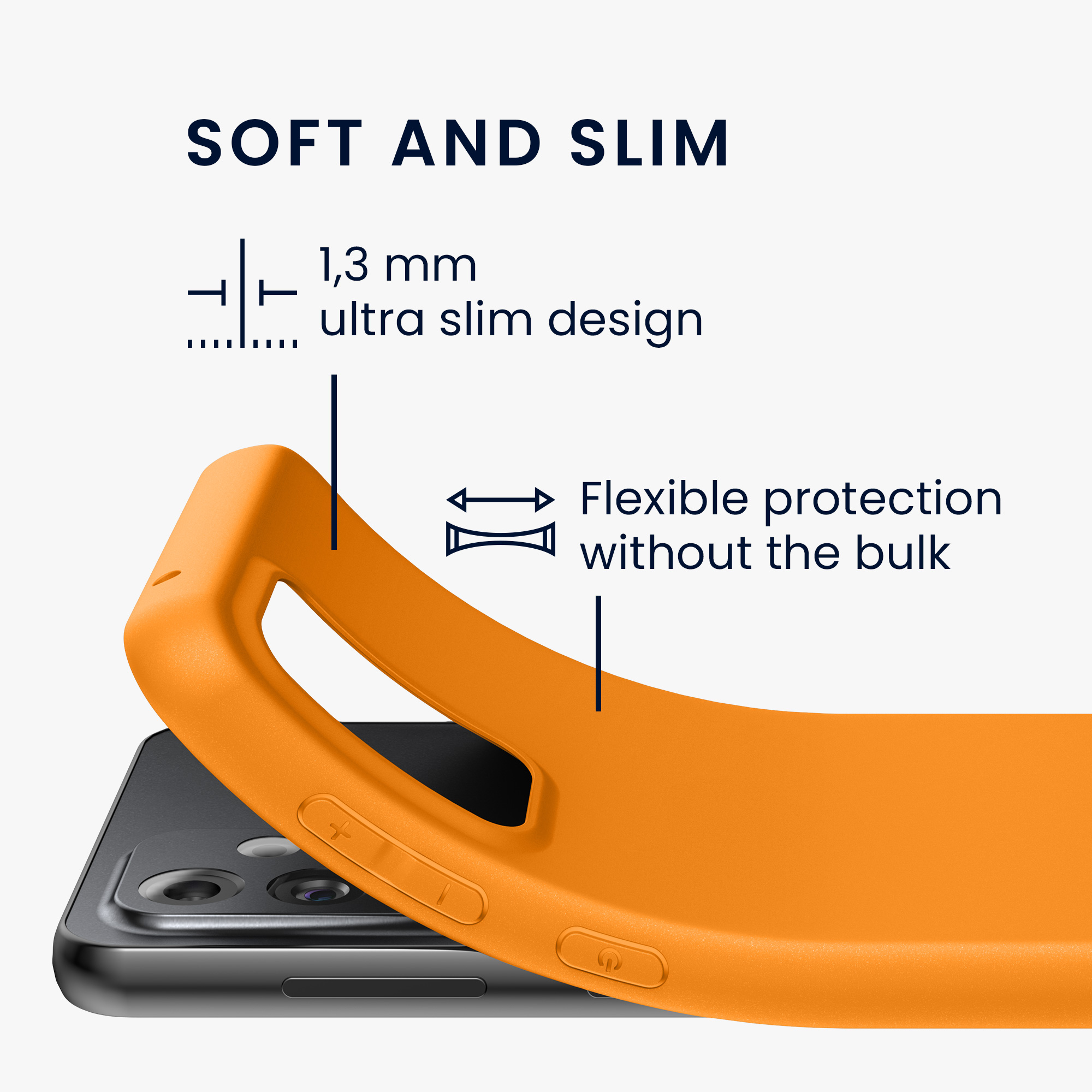 Kryt na mobil Samsung Galaxy A33 5G kwmobile TPU Ovocná oranžová