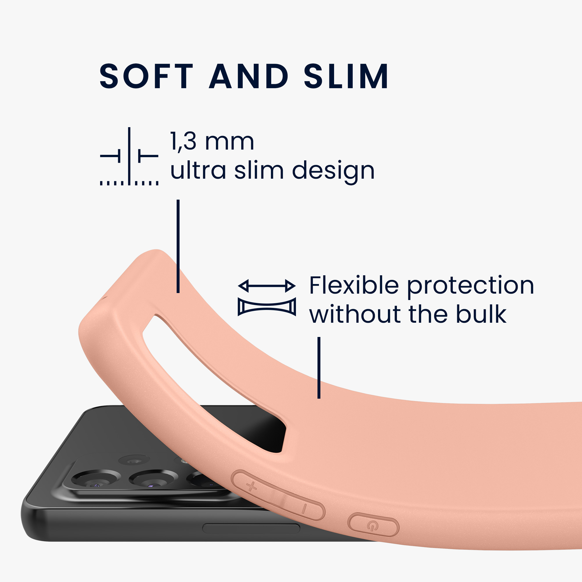Kryt na mobil Samsung Galaxy A53 5G kwmobile TPU Grepově růžová