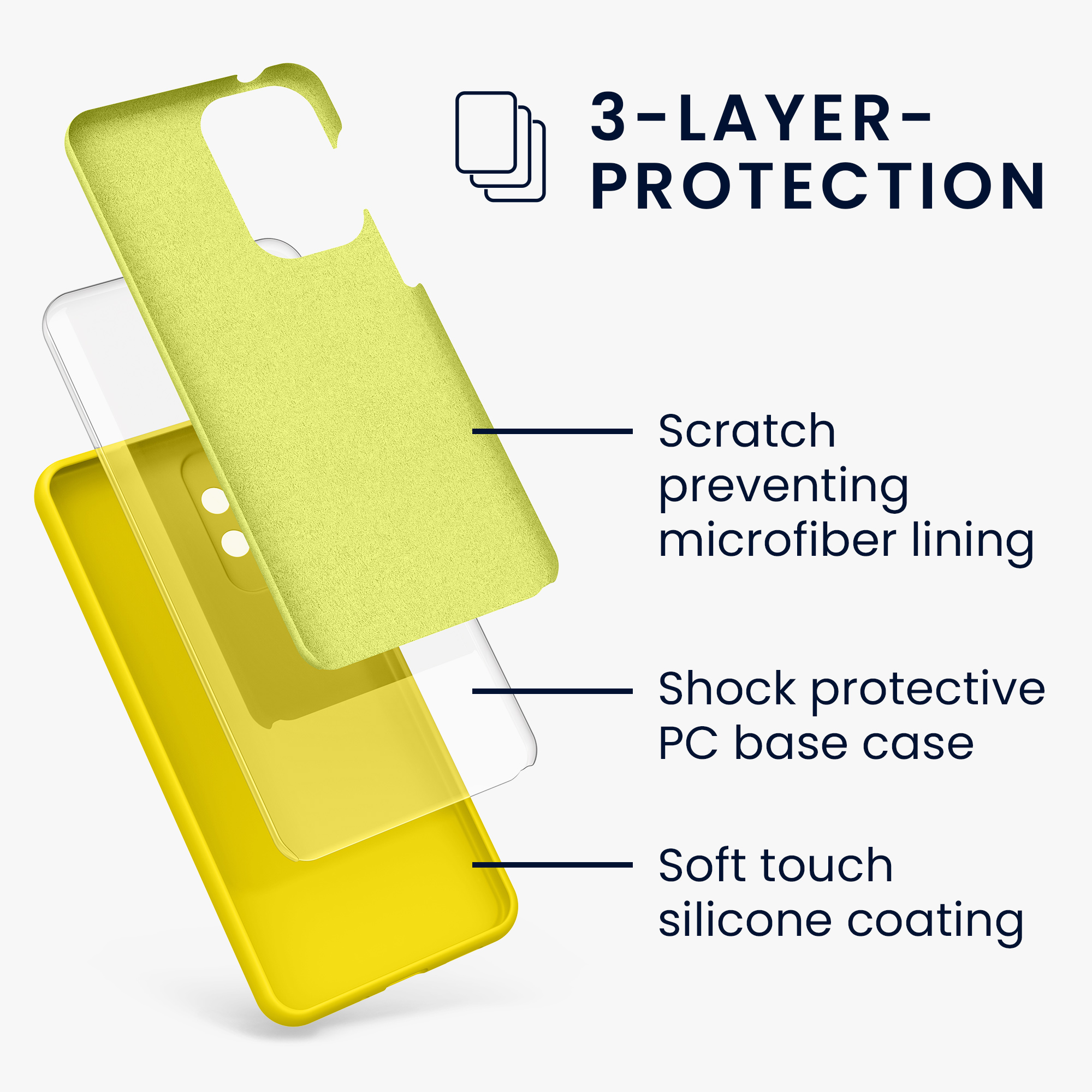 Kryt na mobil Samsung Galaxy A33 5G kwmobile TPU Zářivá žlutá