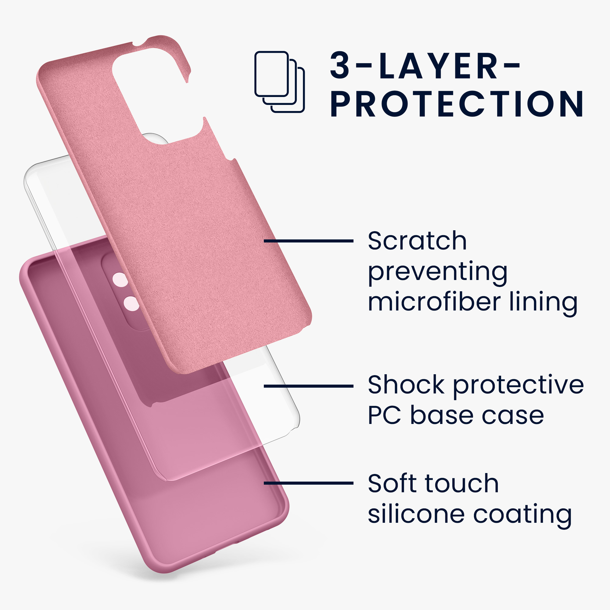 Kryt na mobil Samsung Galaxy A33 5G kwmobile TPU Tmavě růžová