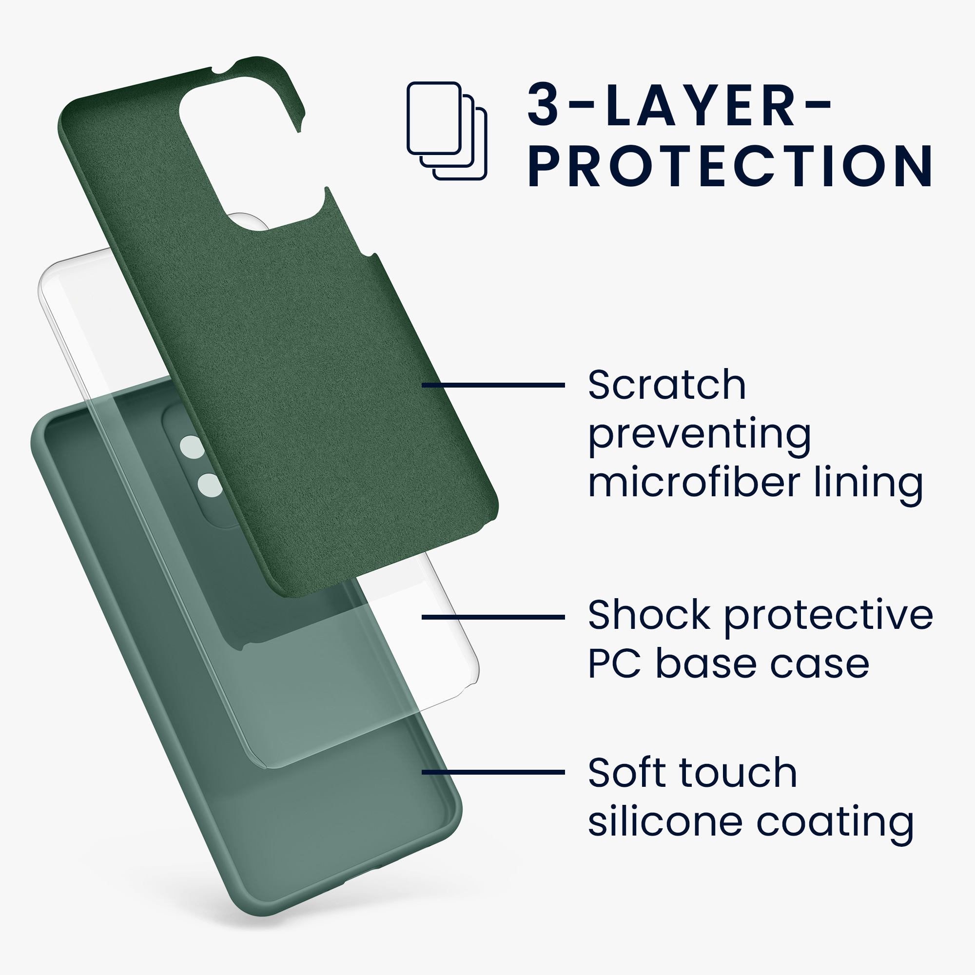 Kryt na mobil Samsung Galaxy A33 5G kwmobile TPU Modro-zelená