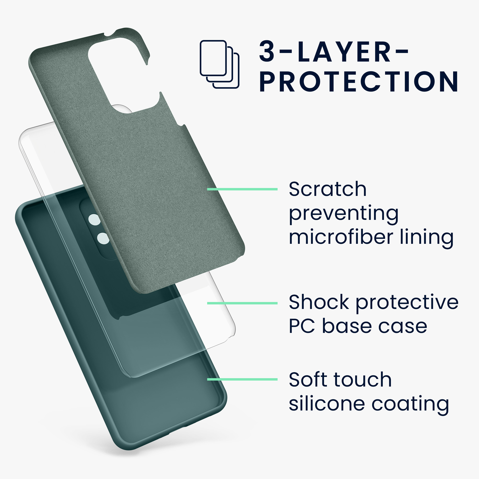 Kryt na mobil Samsung Galaxy A33 5G kwmobile TPU Arktická noc