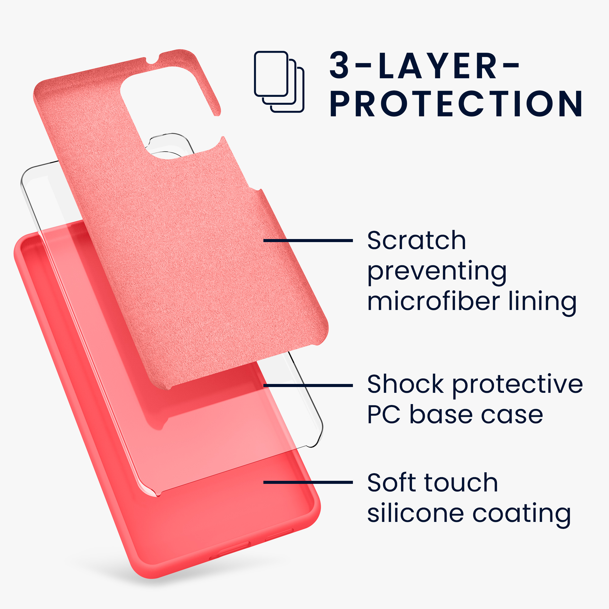 Kryt na mobil Samsung Galaxy A53 5G kwmobile TPU Neonová korálová