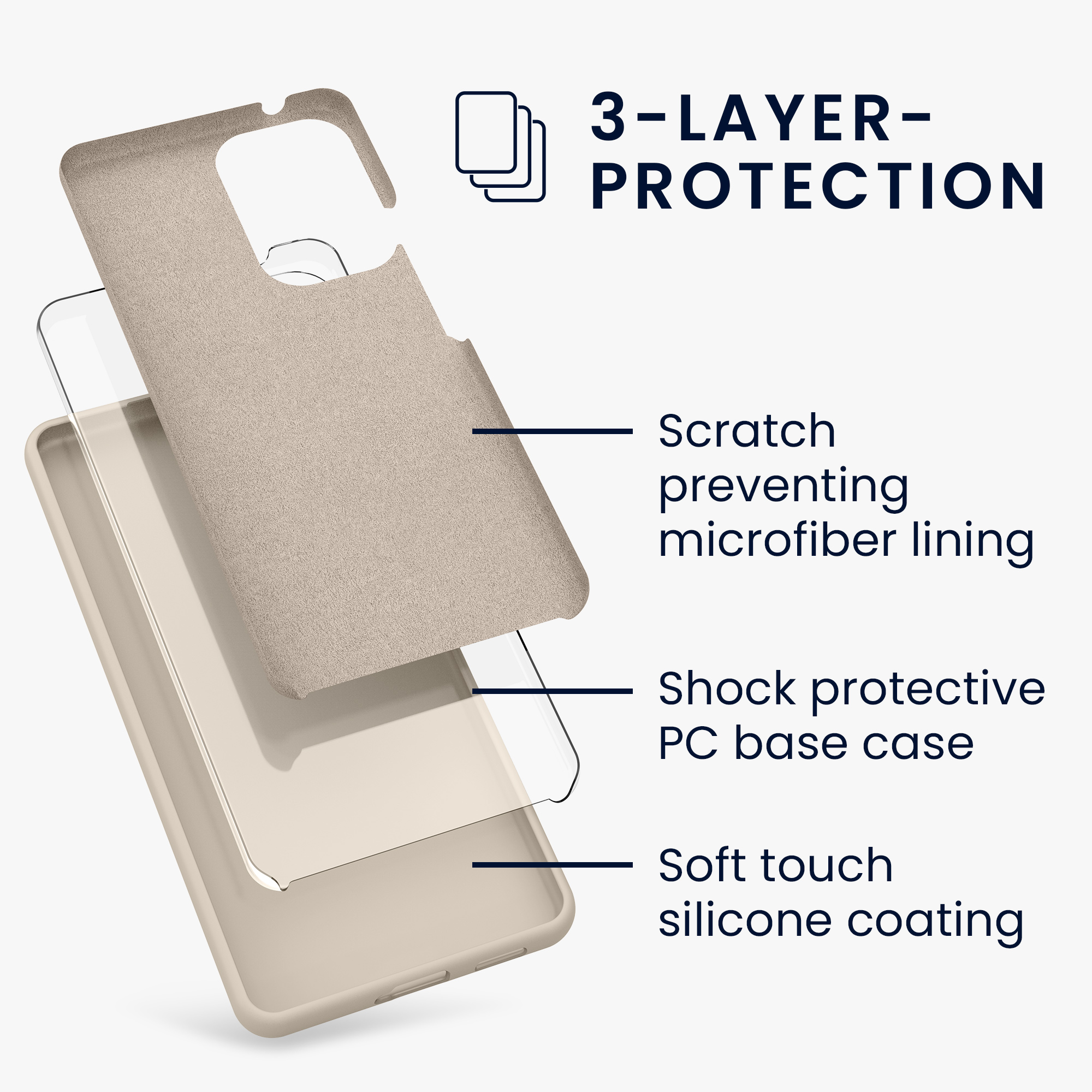 Kryt na mobil Samsung Galaxy A53 5G kwmobile TPU Matná krémová
