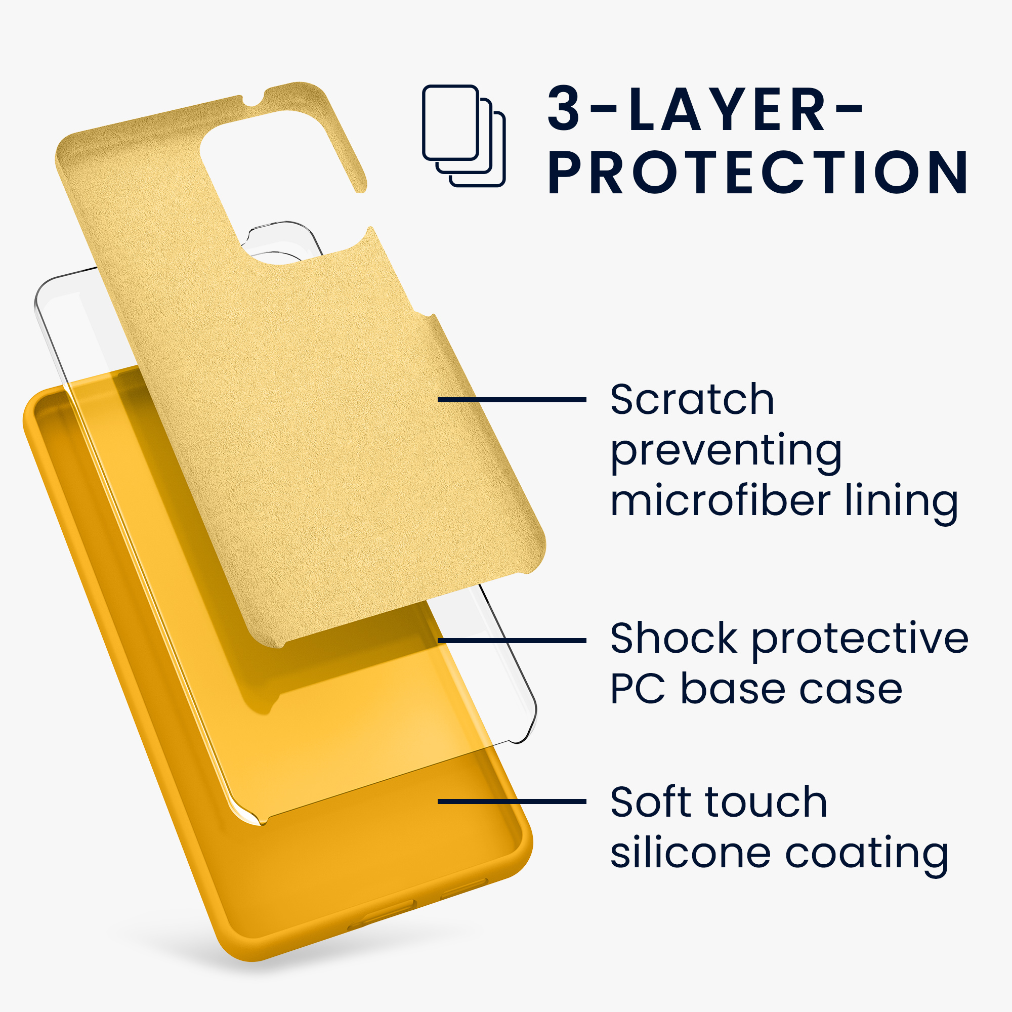 Kryt na mobil Samsung Galaxy A53 5G kwmobile TPU Medová žlutá