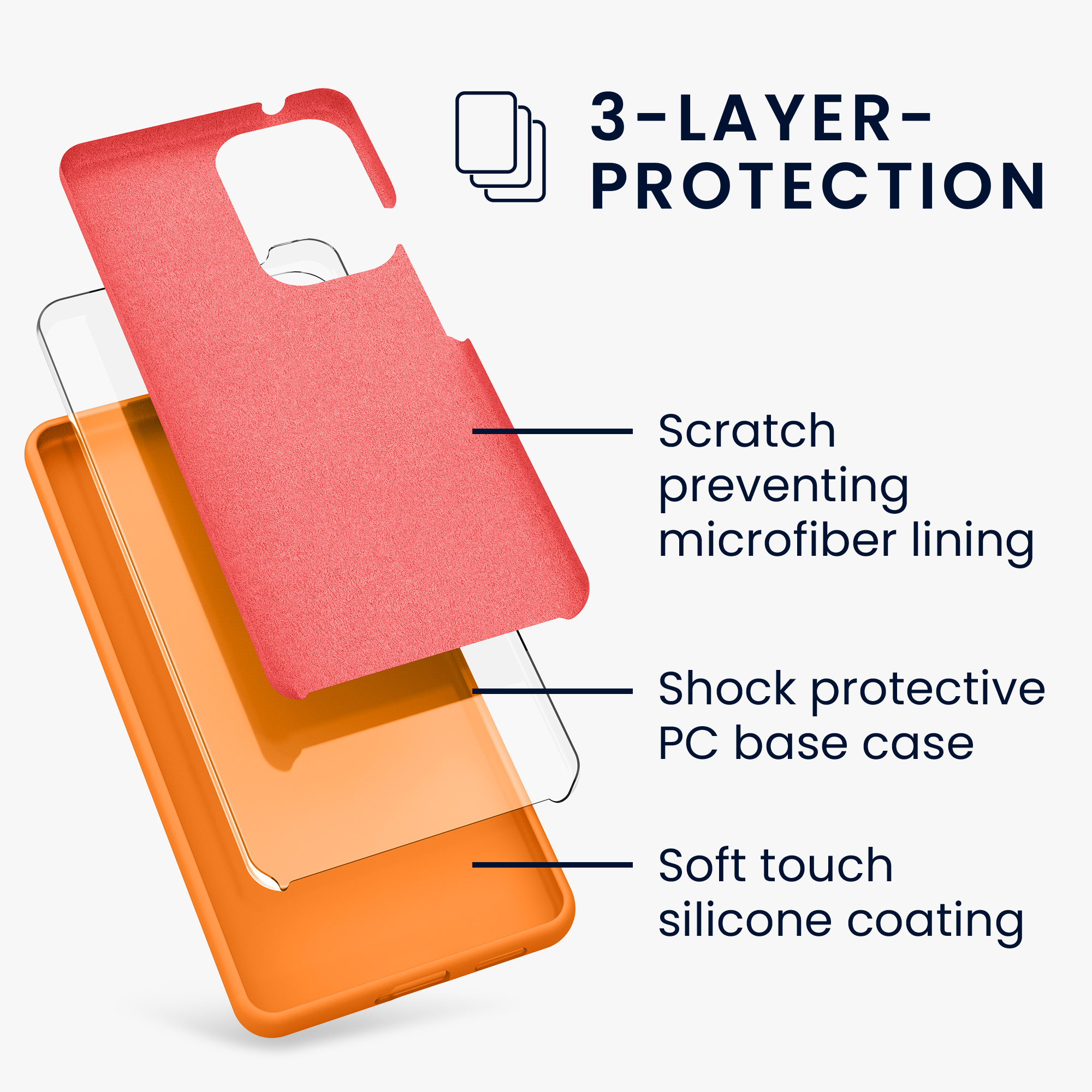 Kryt na mobil Samsung Galaxy A53 5G kwmobile TPU Ovocná oranžová