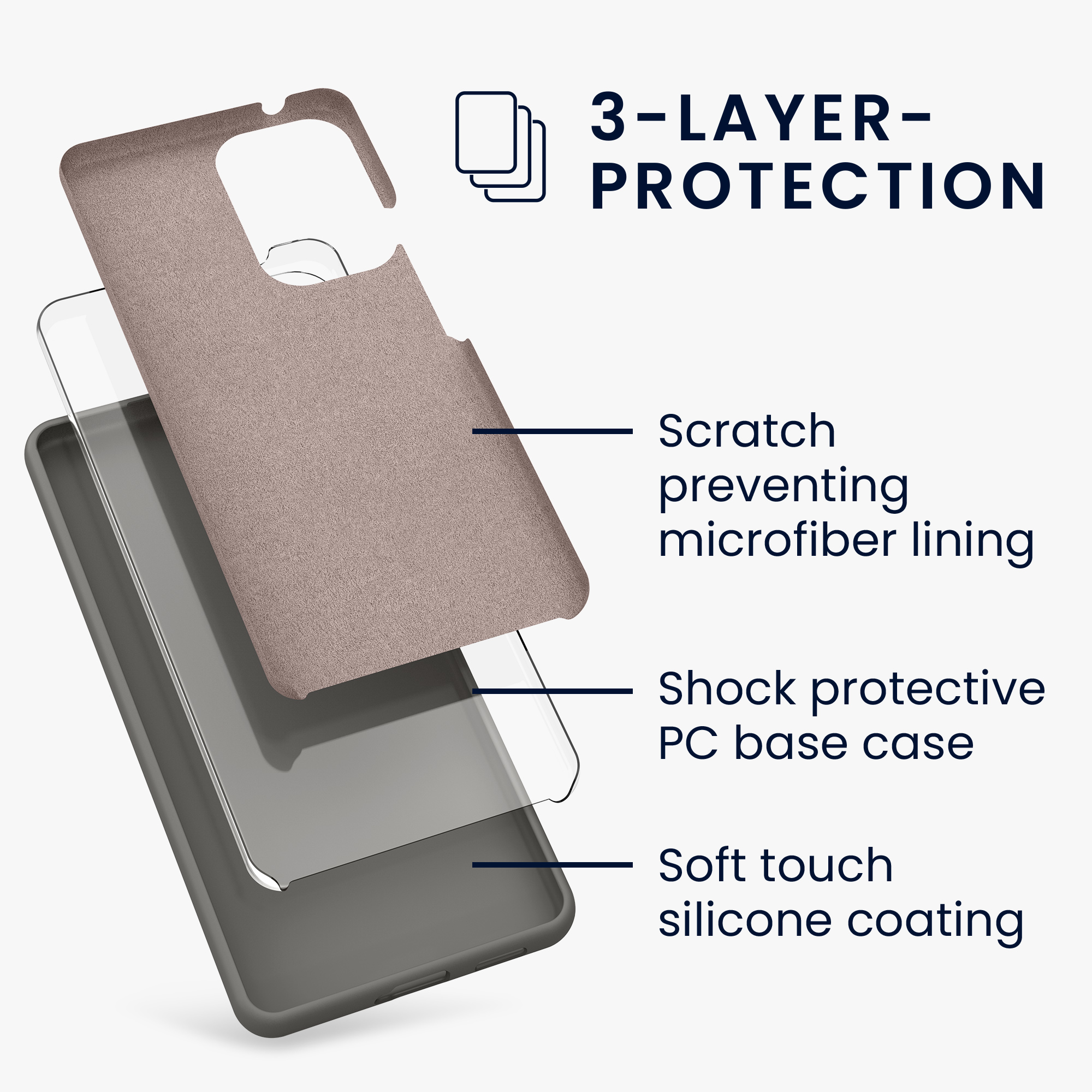 Kryt na mobil Samsung Galaxy A53 5G kwmobile TPU Kamenný prach