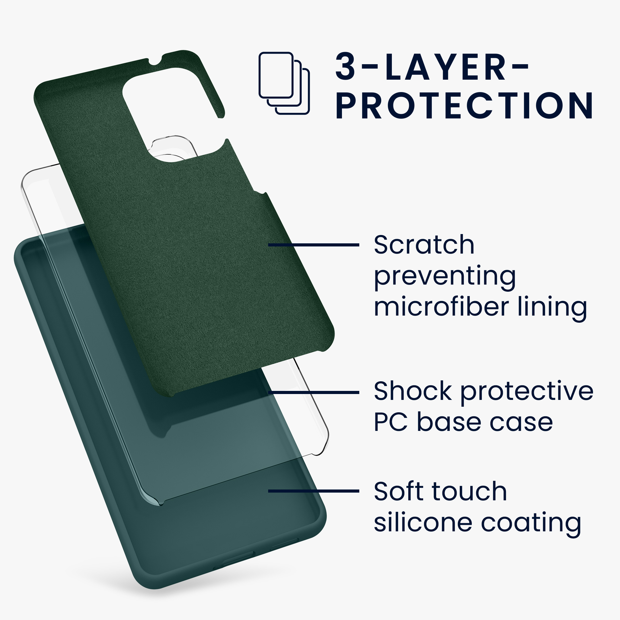 Kryt na mobil Samsung Galaxy A53 5G kwmobile TPU Modro-zelená
