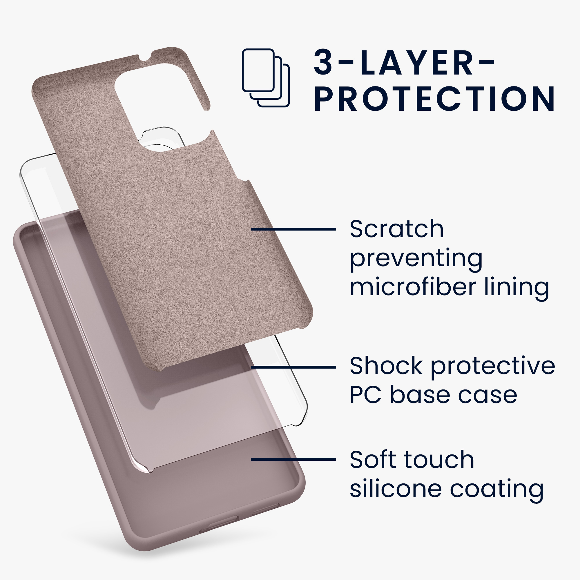 Kryt na mobil Samsung Galaxy A53 5G kwmobile TPU Fialový mrak