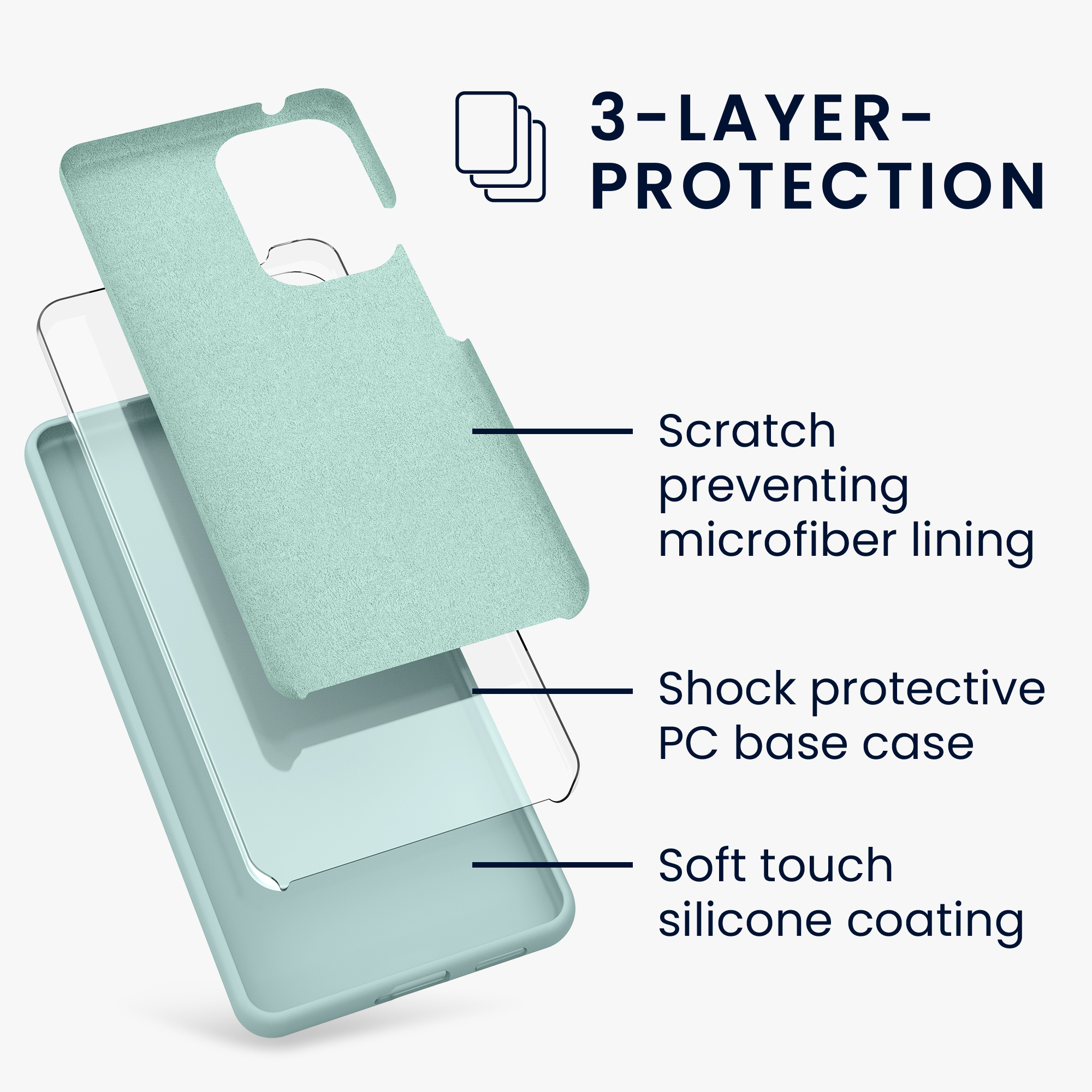 Kryt na mobil Samsung Galaxy A53 5G kwmobile TPU Chladná mátová