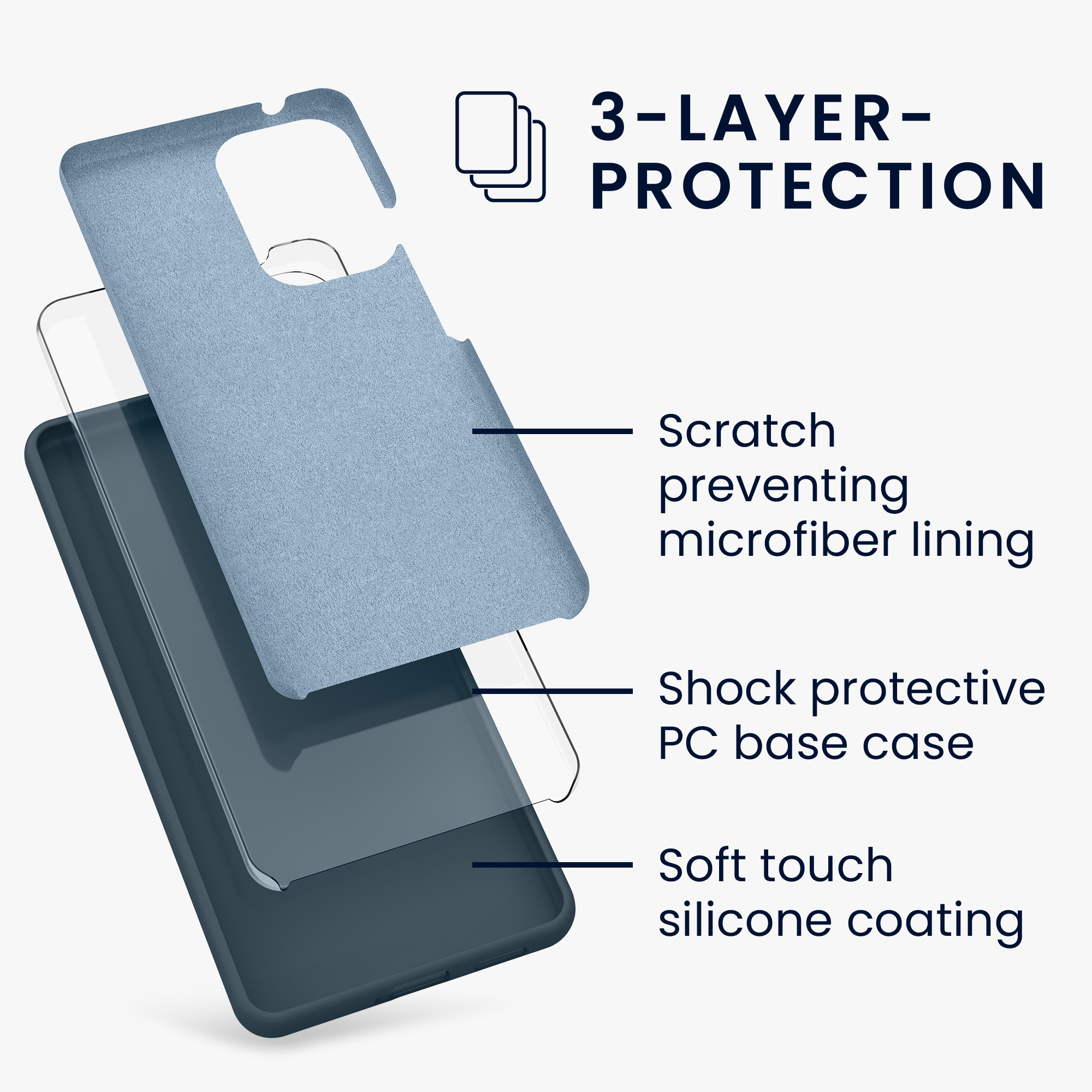 Kryt na mobil Samsung Galaxy A53 5G kwmobile TPU Tmavě břidlicová