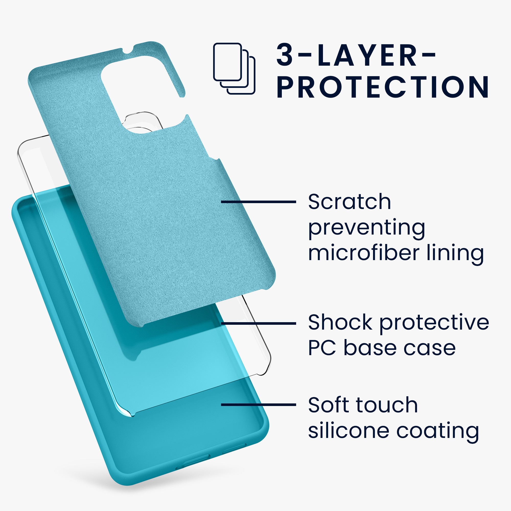 Kryt na mobil Samsung Galaxy A53 5G kwmobile TPU Chladný ledovec
