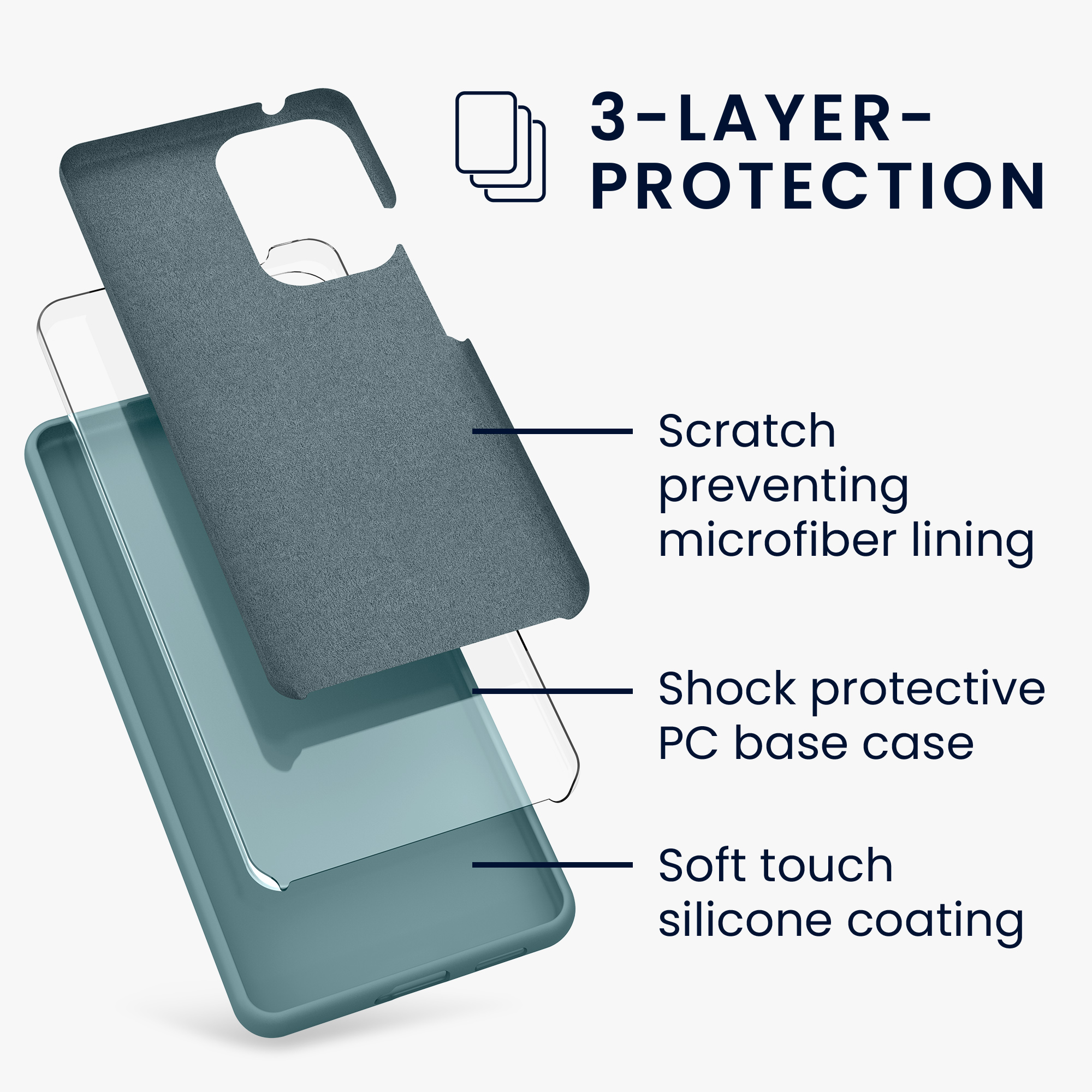 Kryt na mobil Samsung Galaxy A53 5G kwmobile TPU Arktická noc