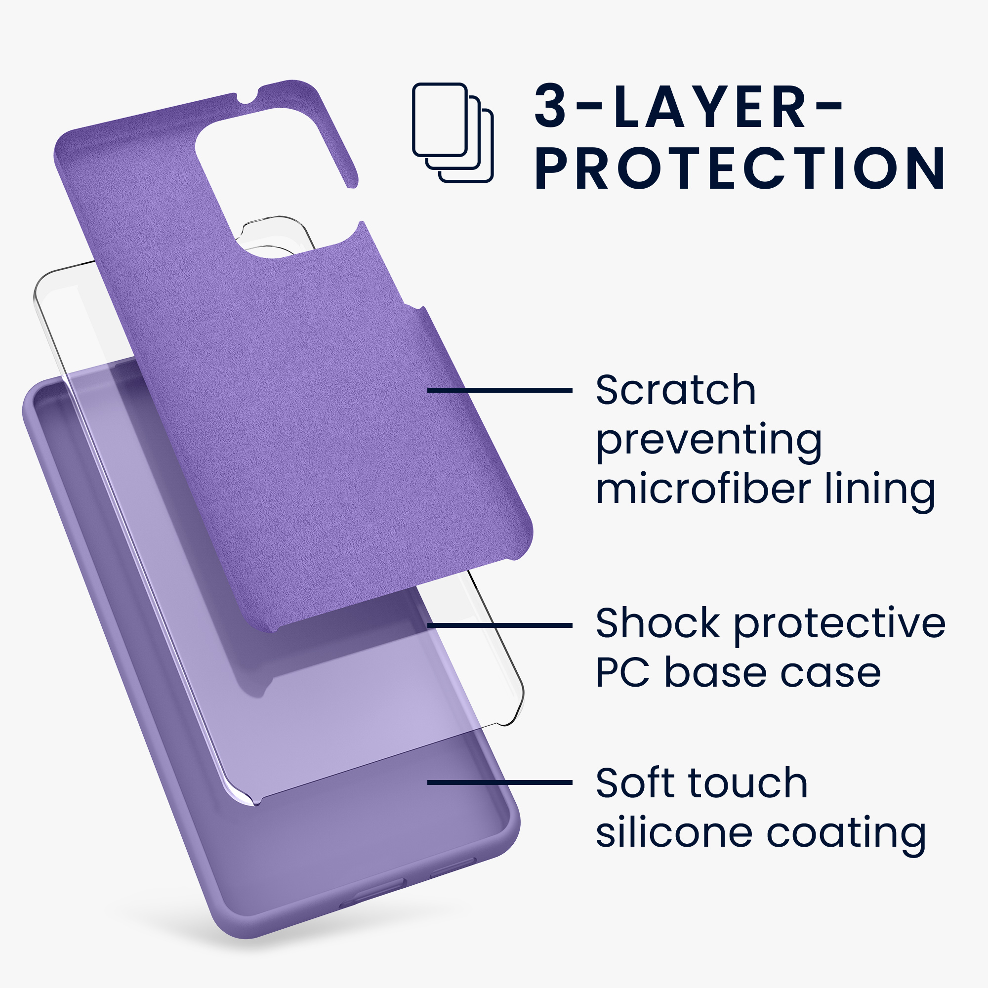 Kryt na mobil Samsung Galaxy A53 5G kwmobile TPU Fialová