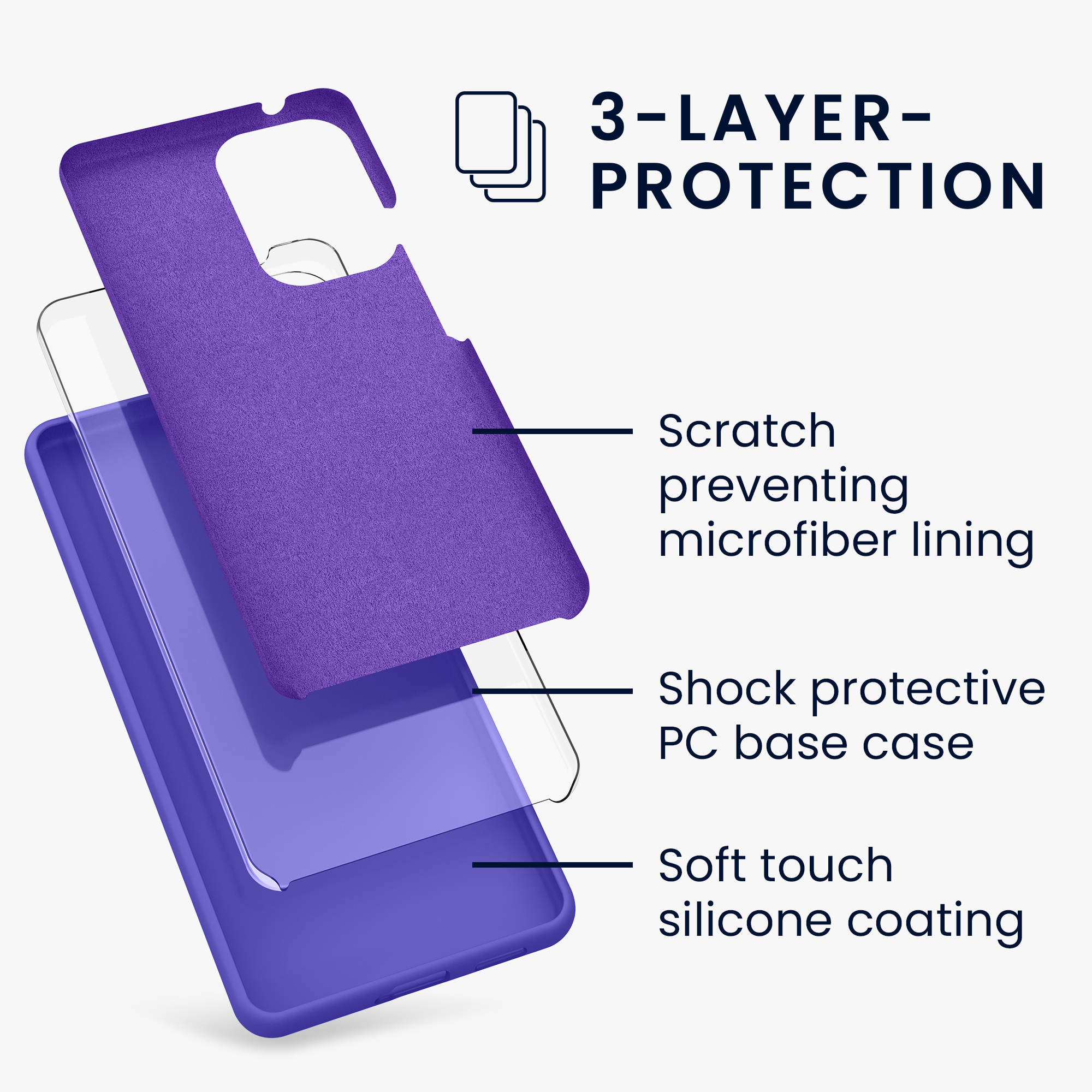 Kryt na mobil Samsung Galaxy A53 5G kwmobile TPU Modrá fialová