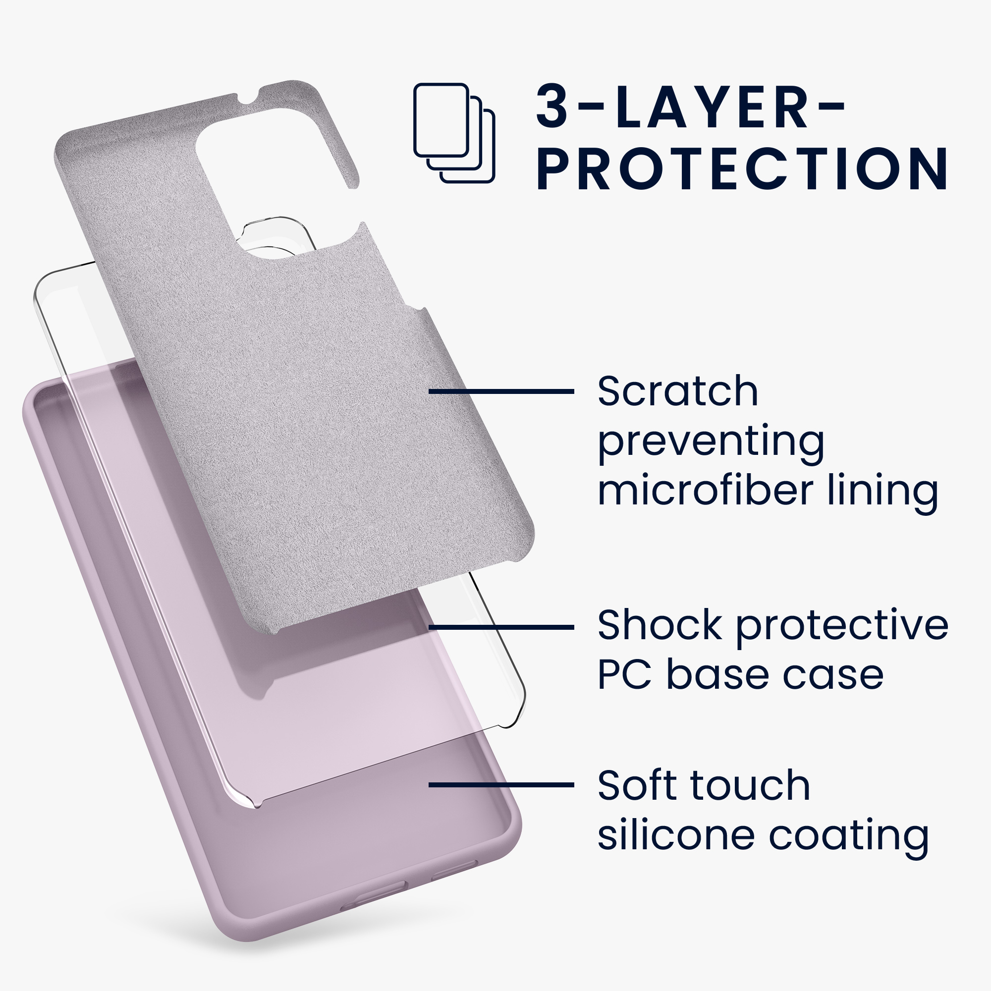 Kryt na mobil Samsung Galaxy A53 5G kwmobile TPU Nahá lila