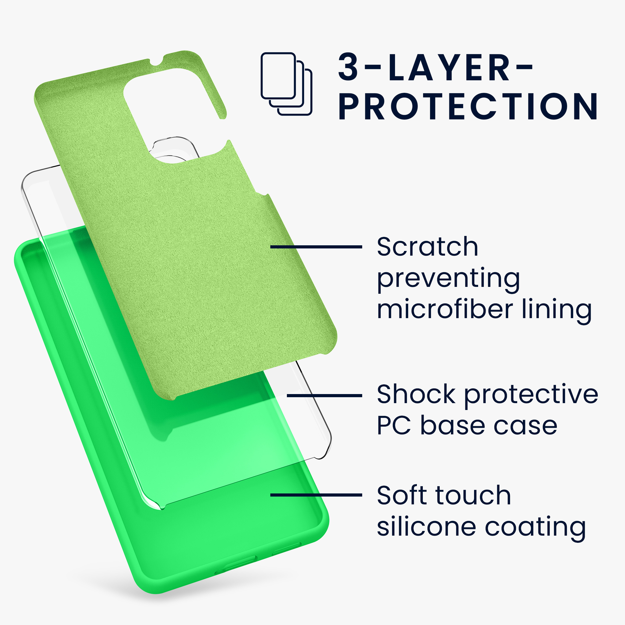 Kryt na mobil Samsung Galaxy A53 5G kwmobile TPU Neonová zelená
