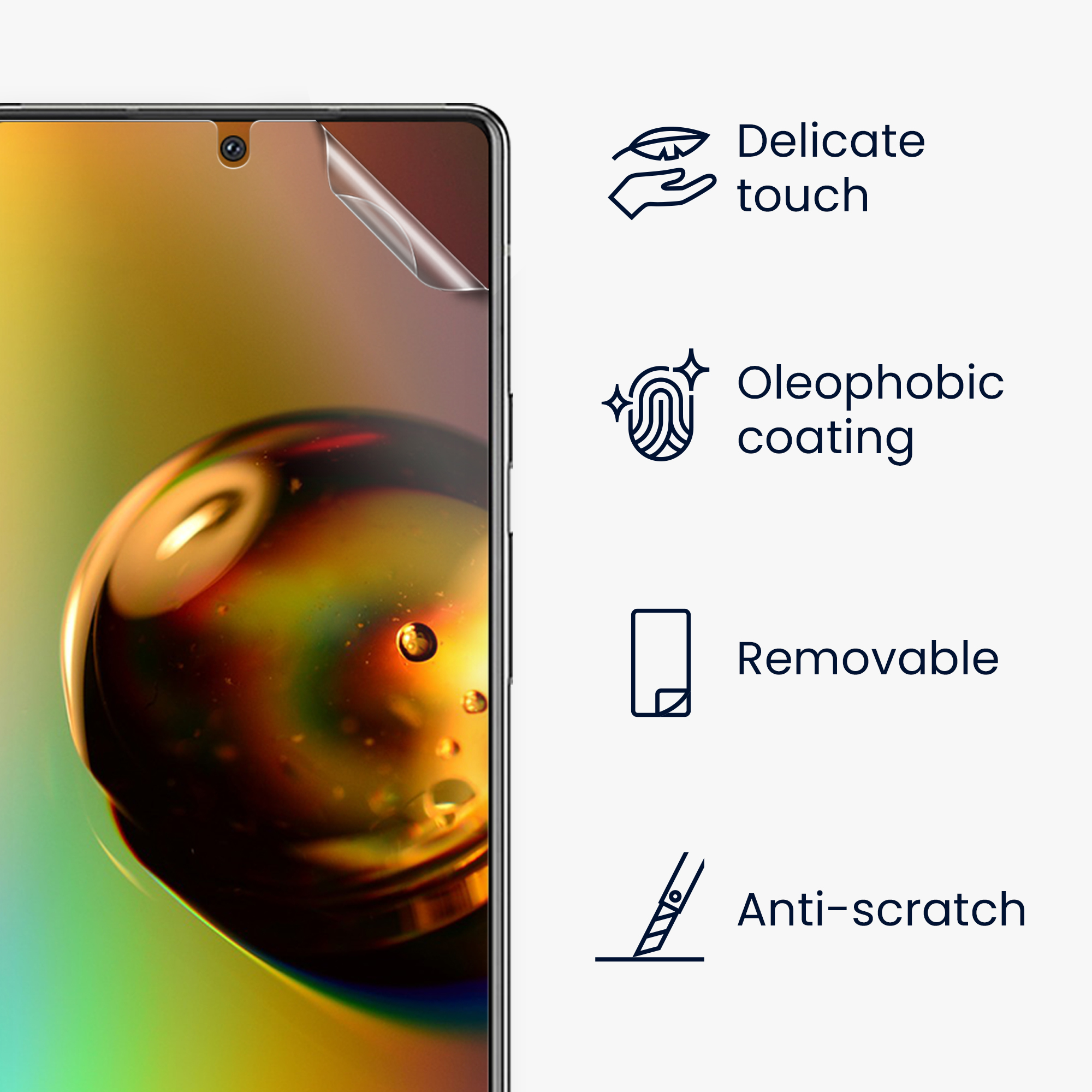 Silikonový kryt kwmobile pro Google Pixel 6 - 6x ultra-clear transparent phone films