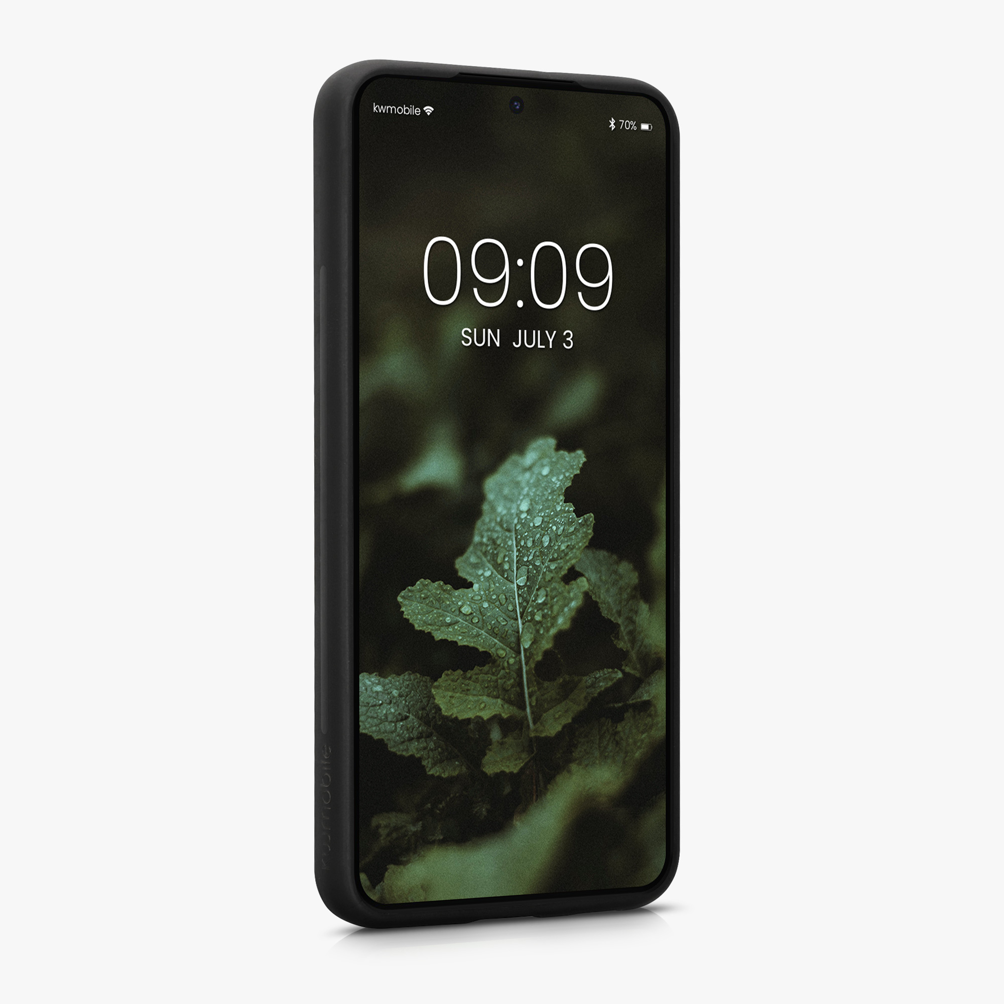 Dřevěný kryt na mobil Galaxy S22 kwmobile hnědý