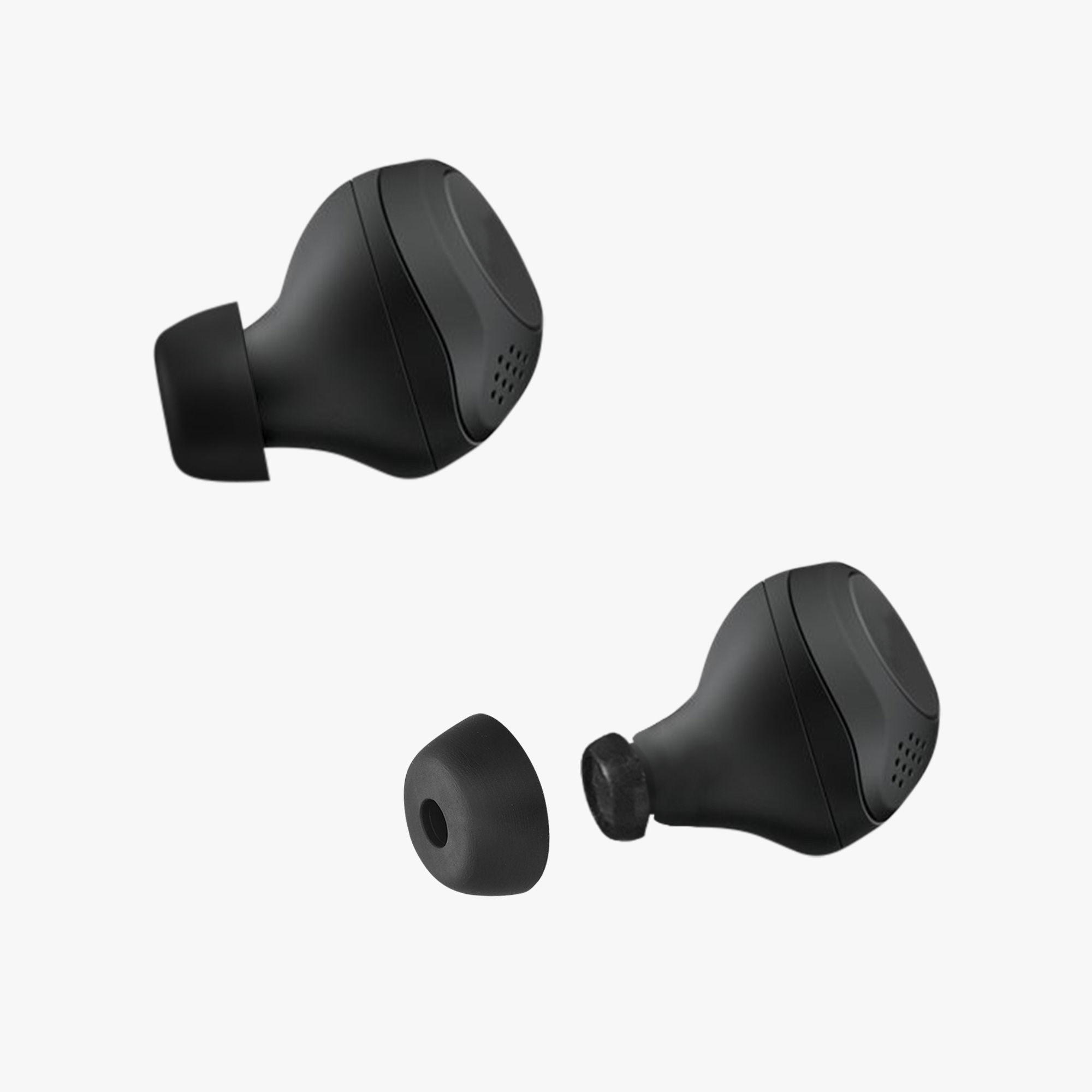 Náhradní špunty do uší Jabra Elite 7 Pro / Elite 7 Active kwmobile 6 ks černá