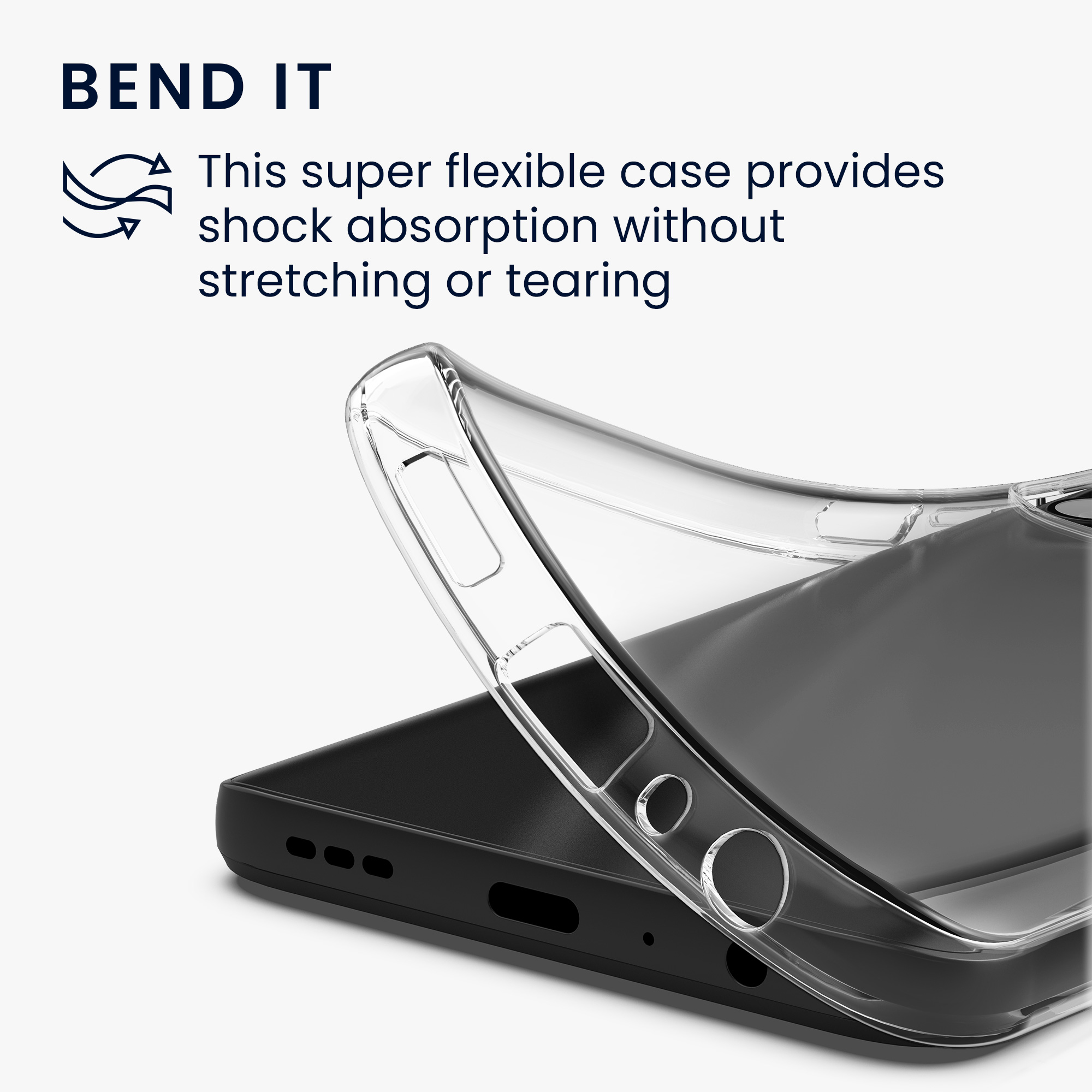 Transparentní kryt kwmobile pro Motorola Moto G52 / Moto G82 5G - Transparentní
