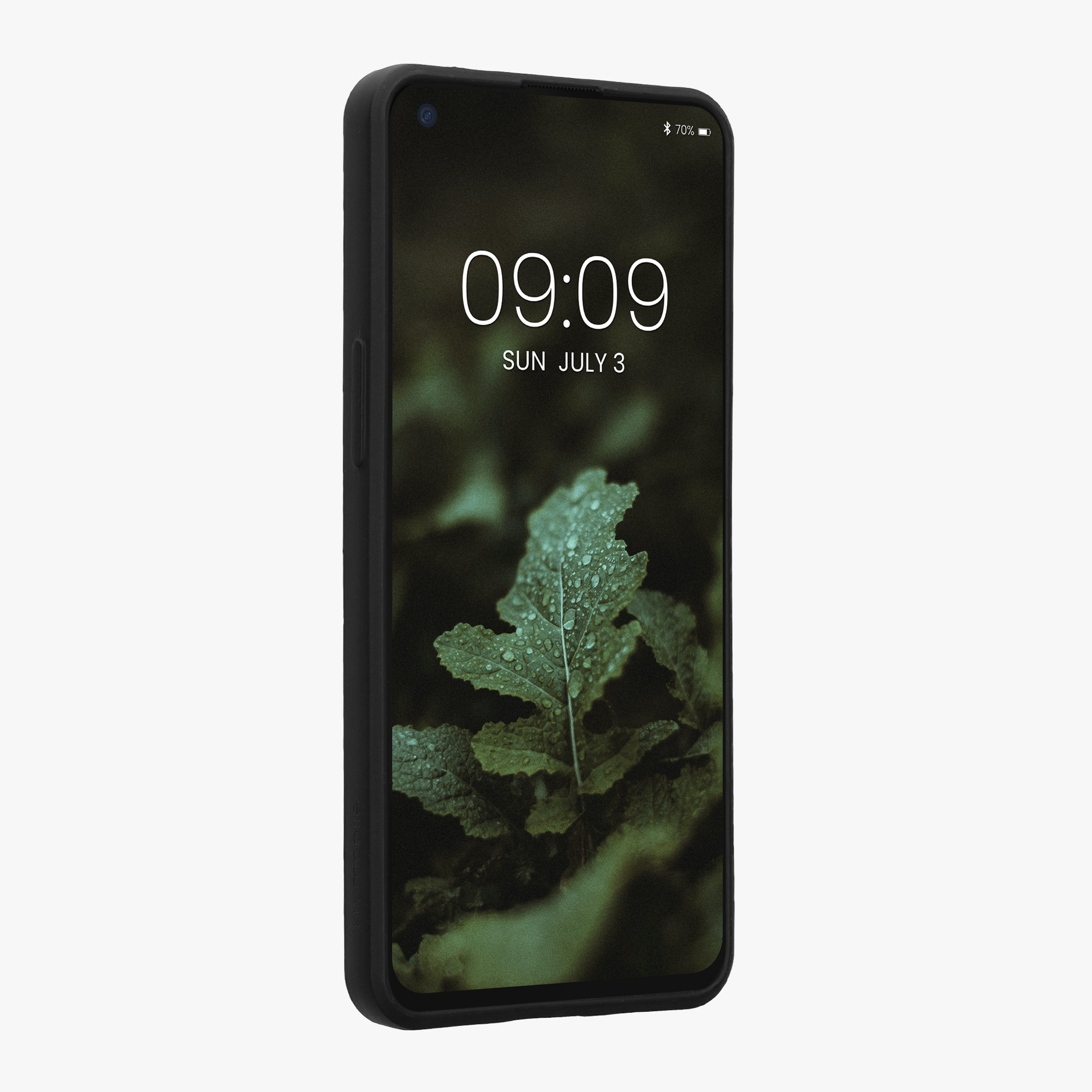 Kwmobile Dřevěný kryt OnePlus Nord 2T 5G tmavě hnědá