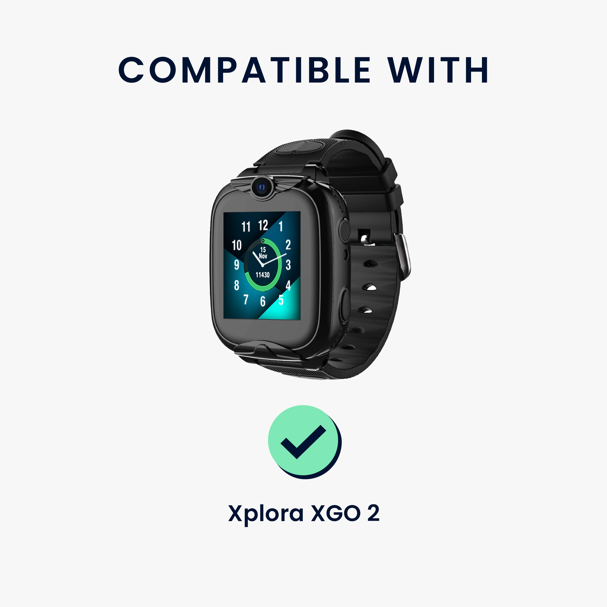 Nabíjecí kabel kwmobile pro Xplora XGO 2 - bílá