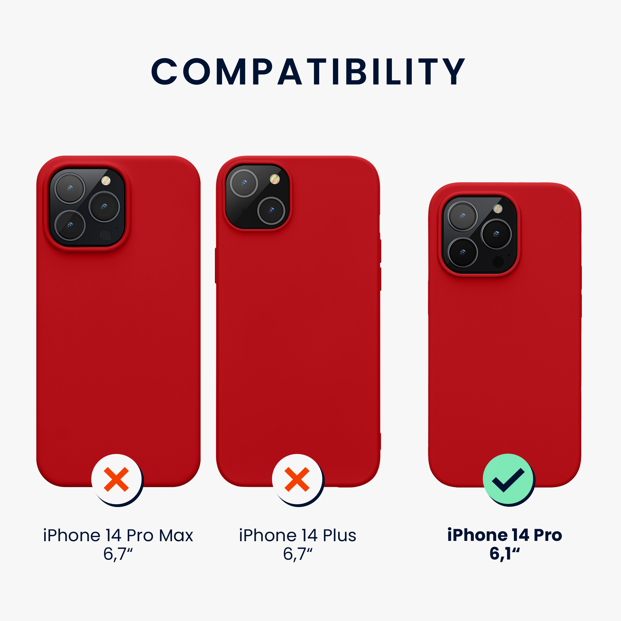 Kryt kwmobile slim iPhone 14 Pro Sweet Cherry