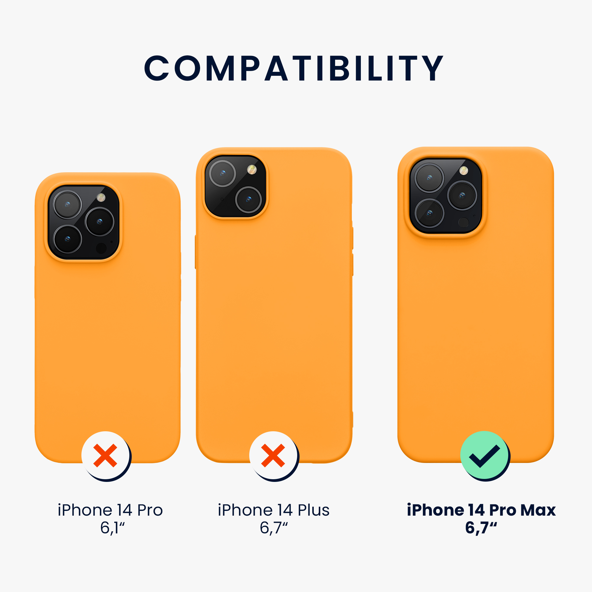Kryt kwmobile slim iPhone 14 Pro Max oranžová